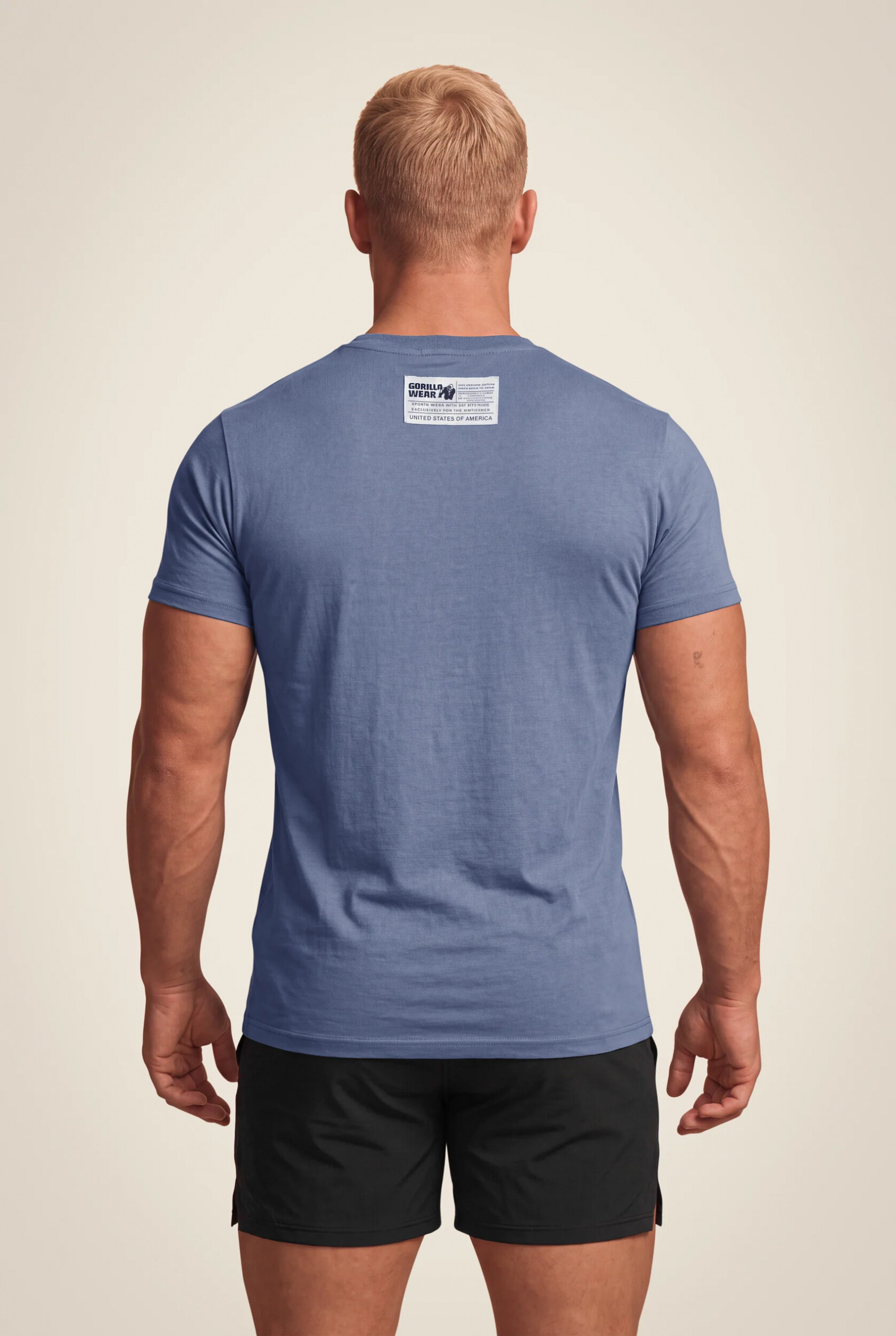 T-shirt Classic Gorilla Wear homme - Bleu, vue 2