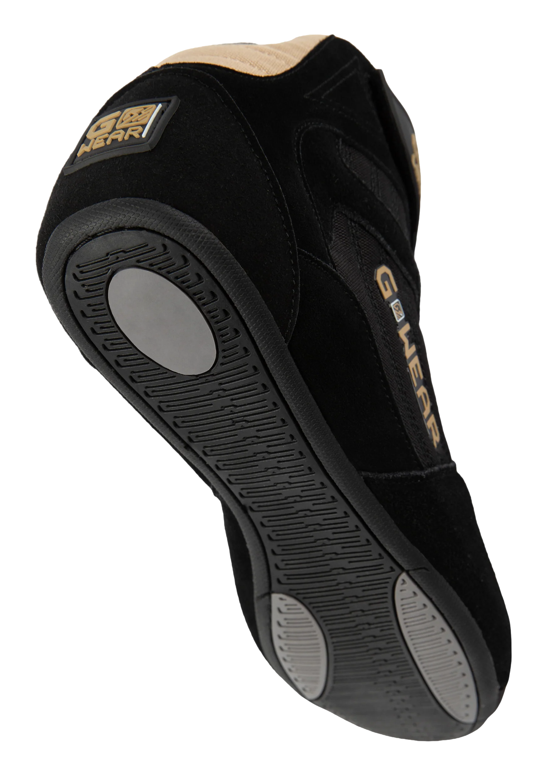 Chaussures montantes Pro High Tops Gorilla Wear - Noir/Or, vue 2