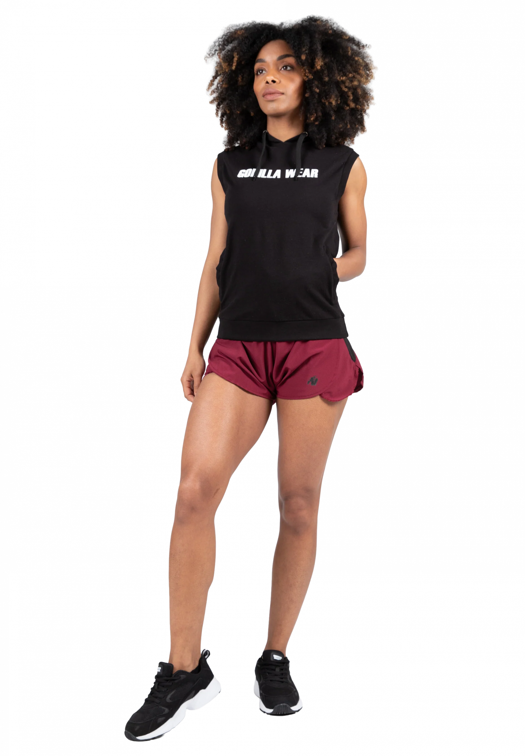 Sweat sans manches Virginia Gorilla Wear femme - Noir, vue 3