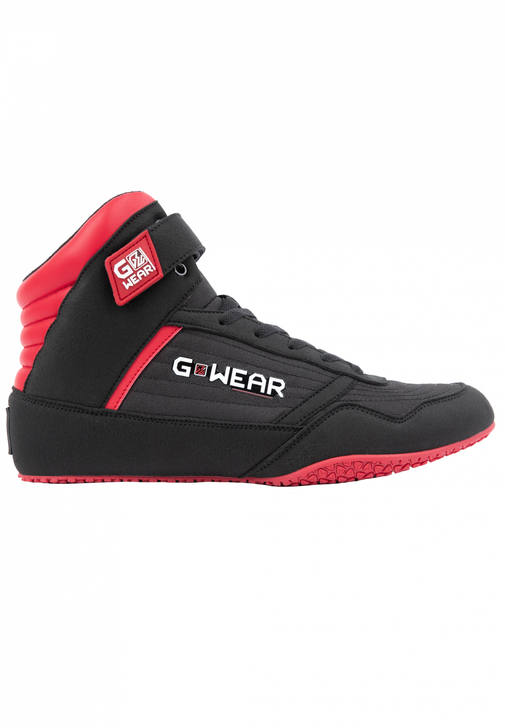 Chaussures Classic High Tops Gorilla Wear - Noir/Rouge, vue 1