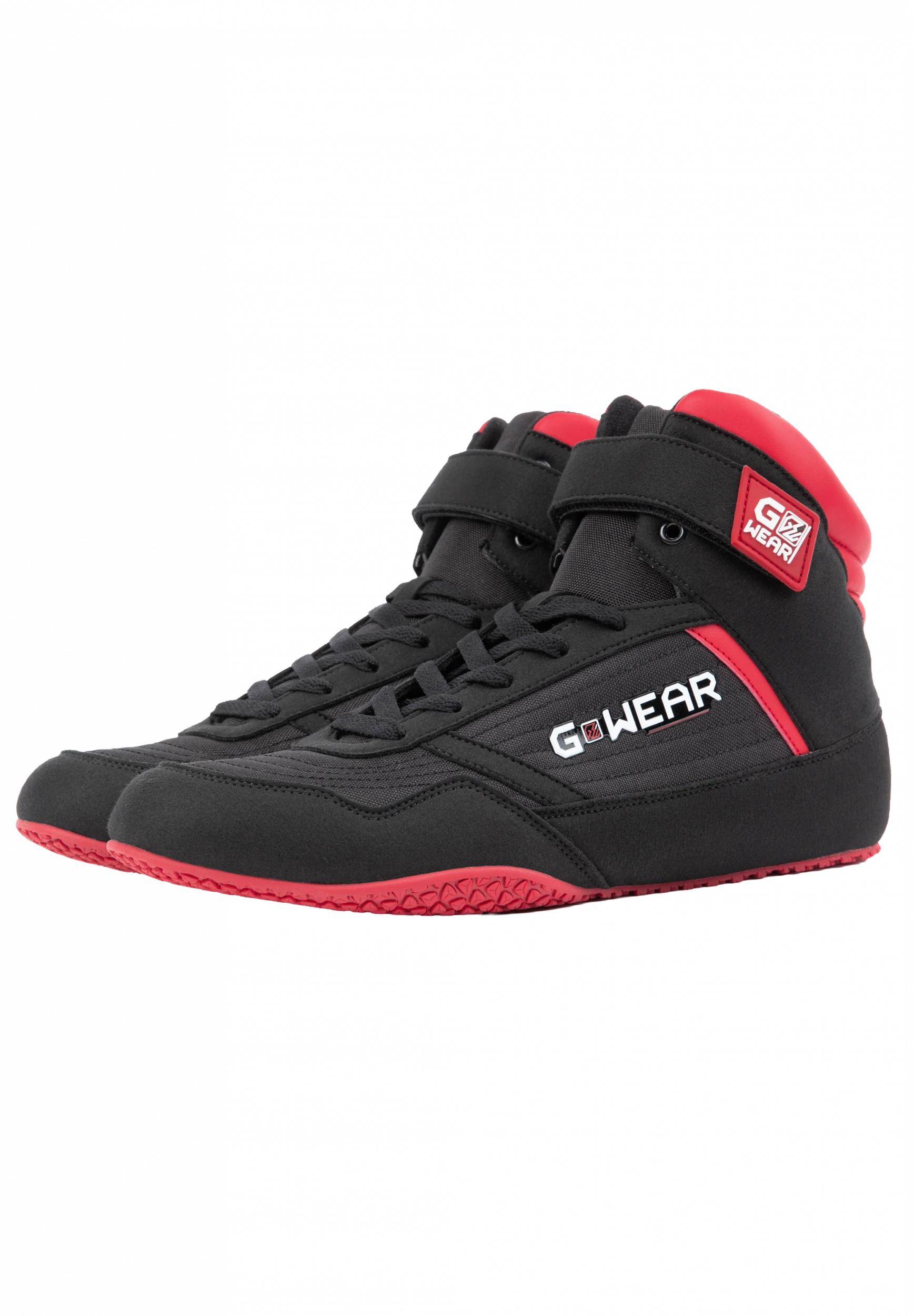 Chaussures Classic High Tops Gorilla Wear - Noir/Rouge, vue 3