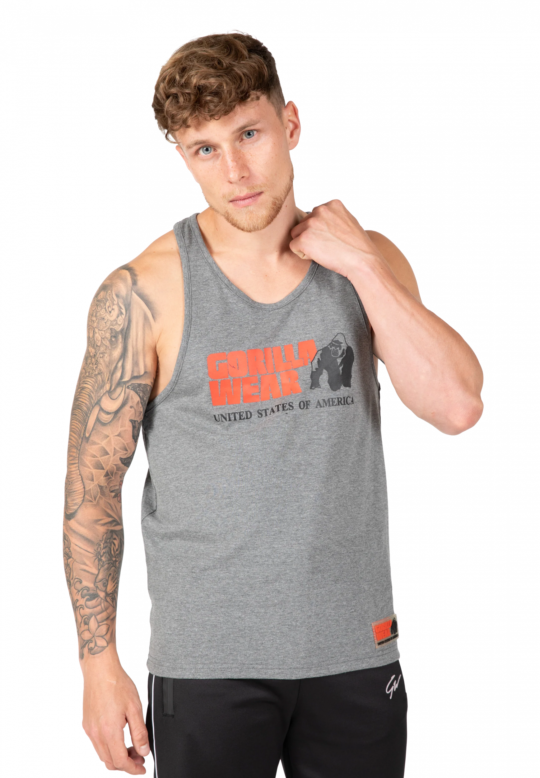 Débardeur Classic Gorilla Wear homme - Gris, vue 1