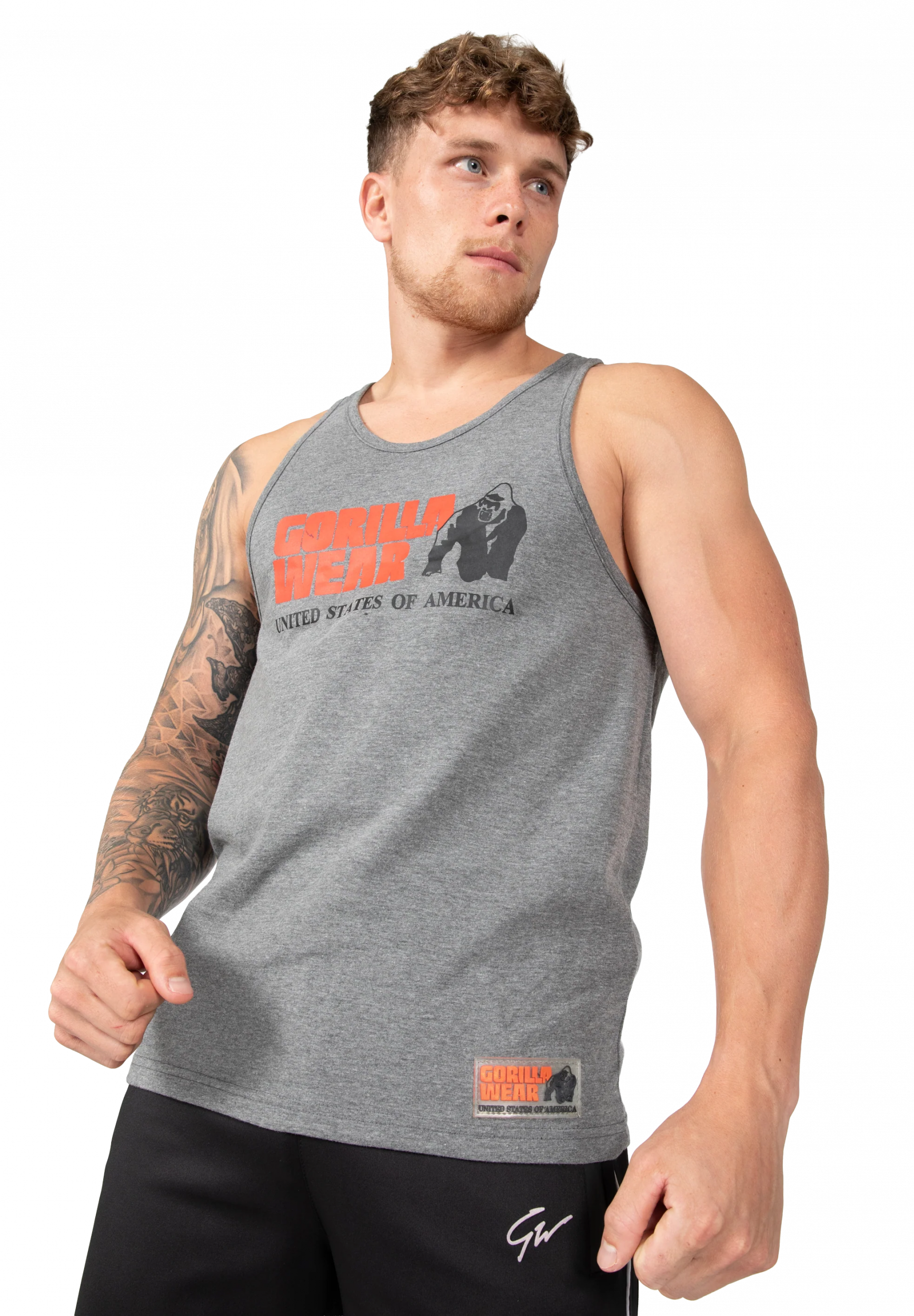 Débardeur Classic Gorilla Wear homme - Gris, vue 3