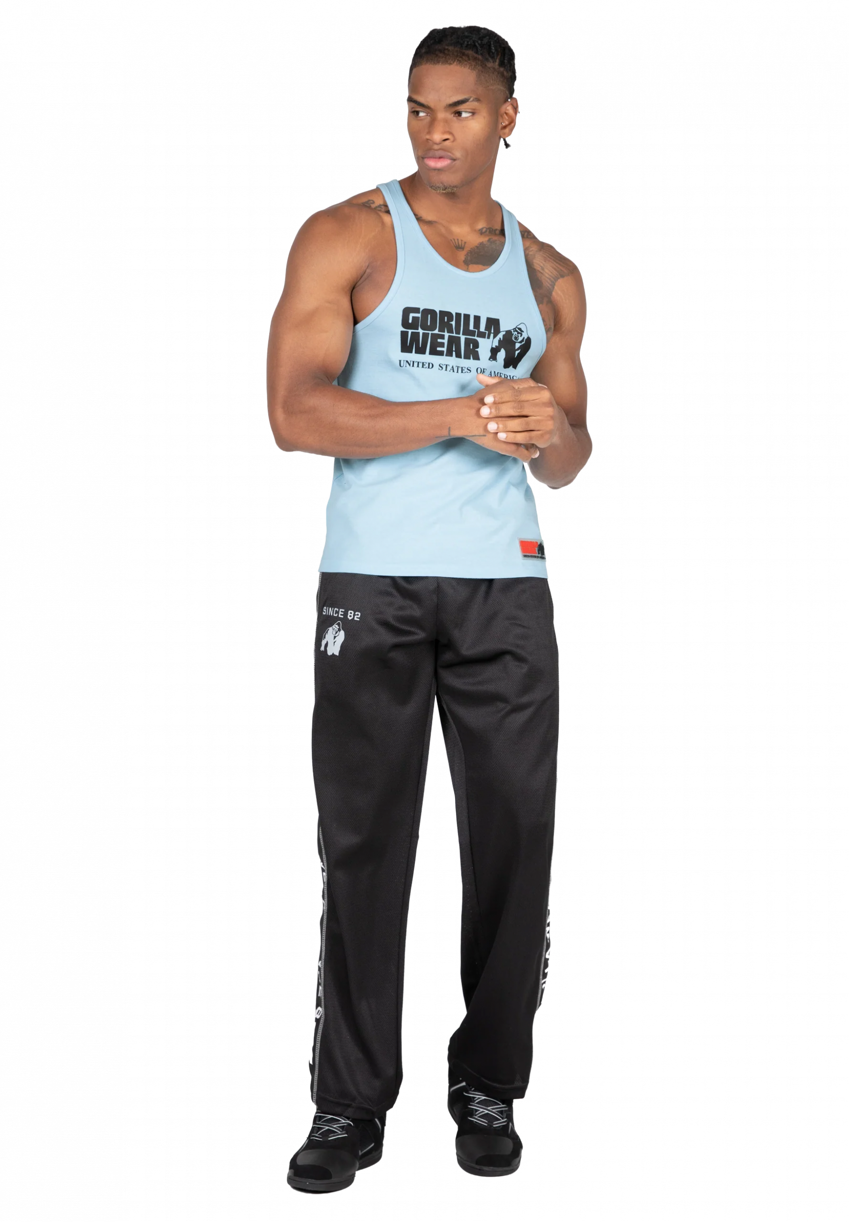 Débardeur Classic Gorilla Wear homme - Bleu clair, vue 3
