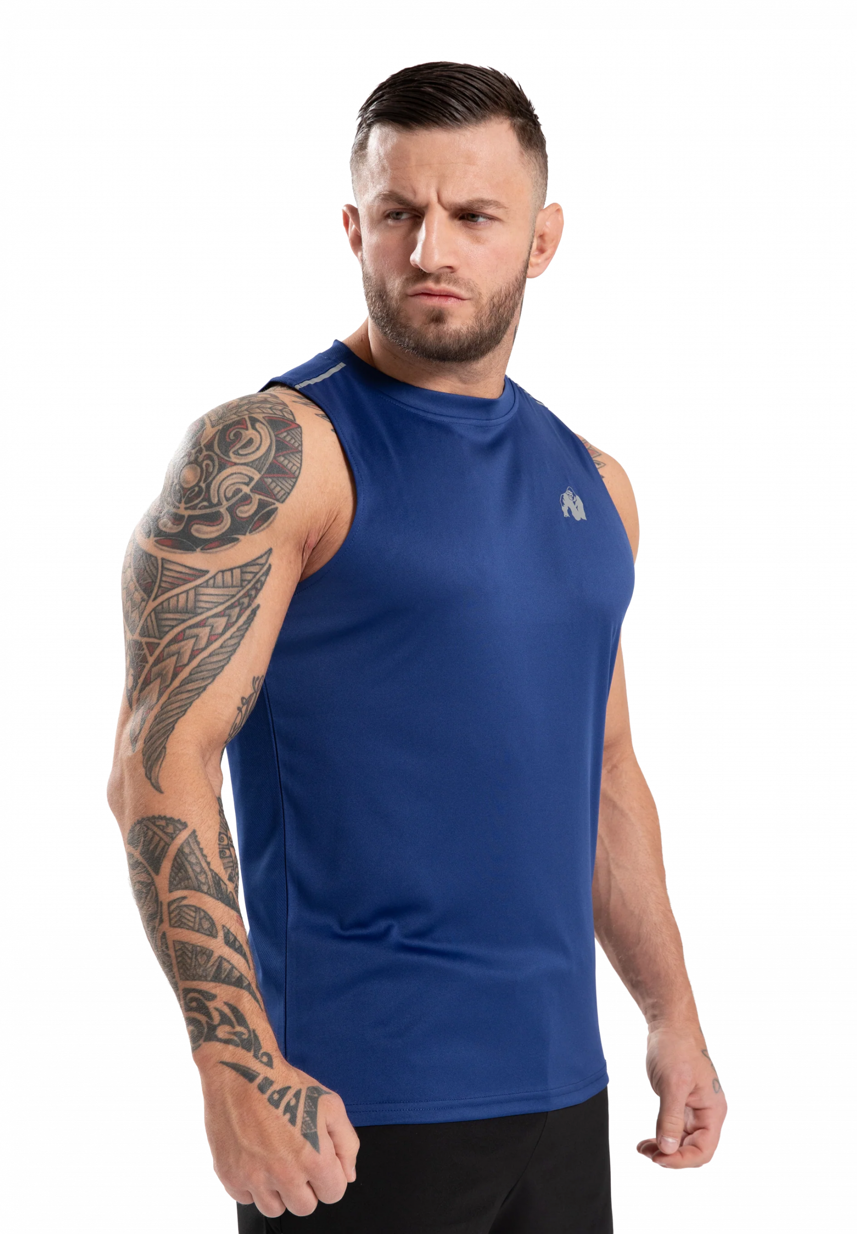 Débardeur Easton Gorilla Wear homme - Bleu, vue 1