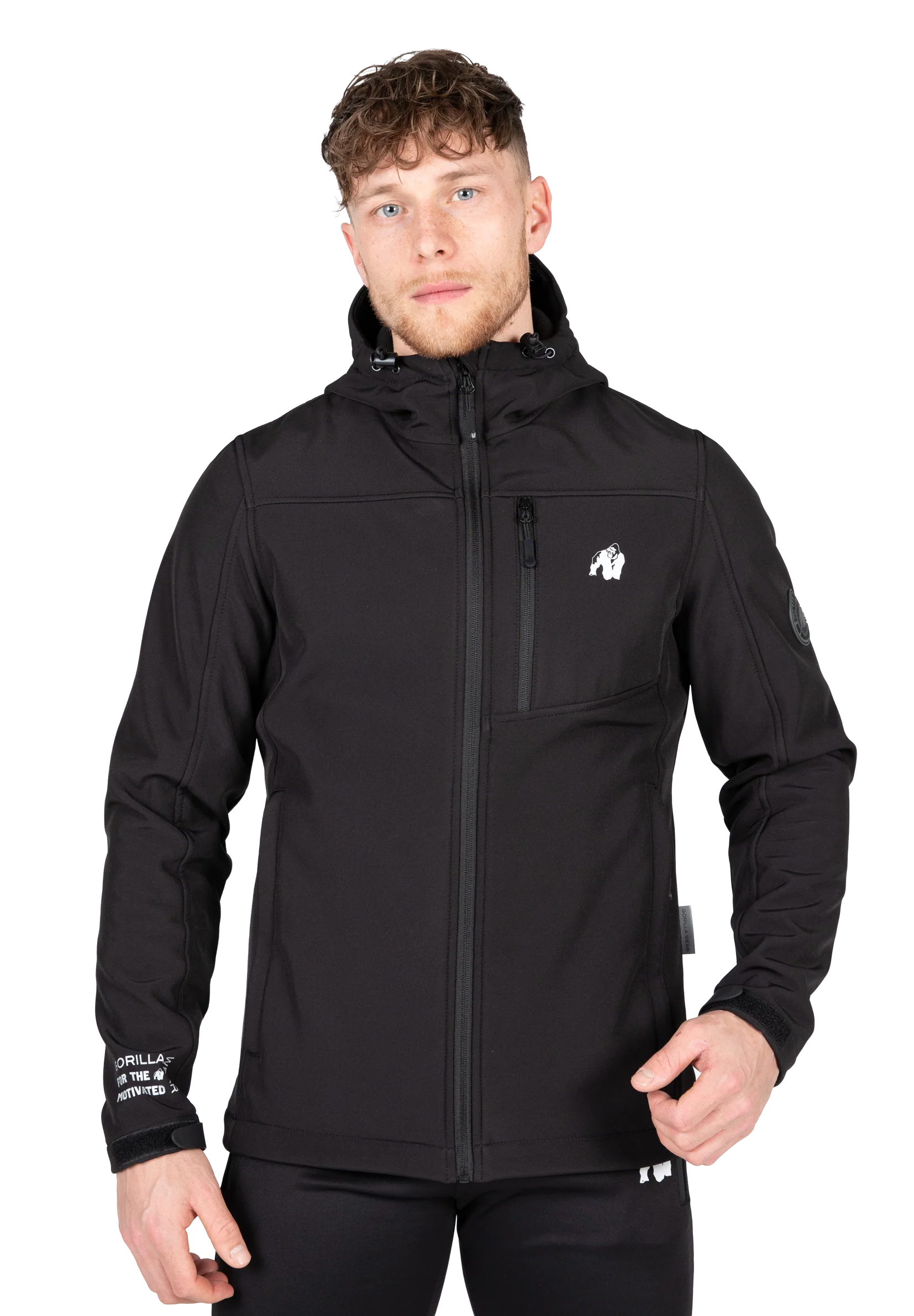 Veste softshell Foster Gorilla Wear homme - Noir, vue 1