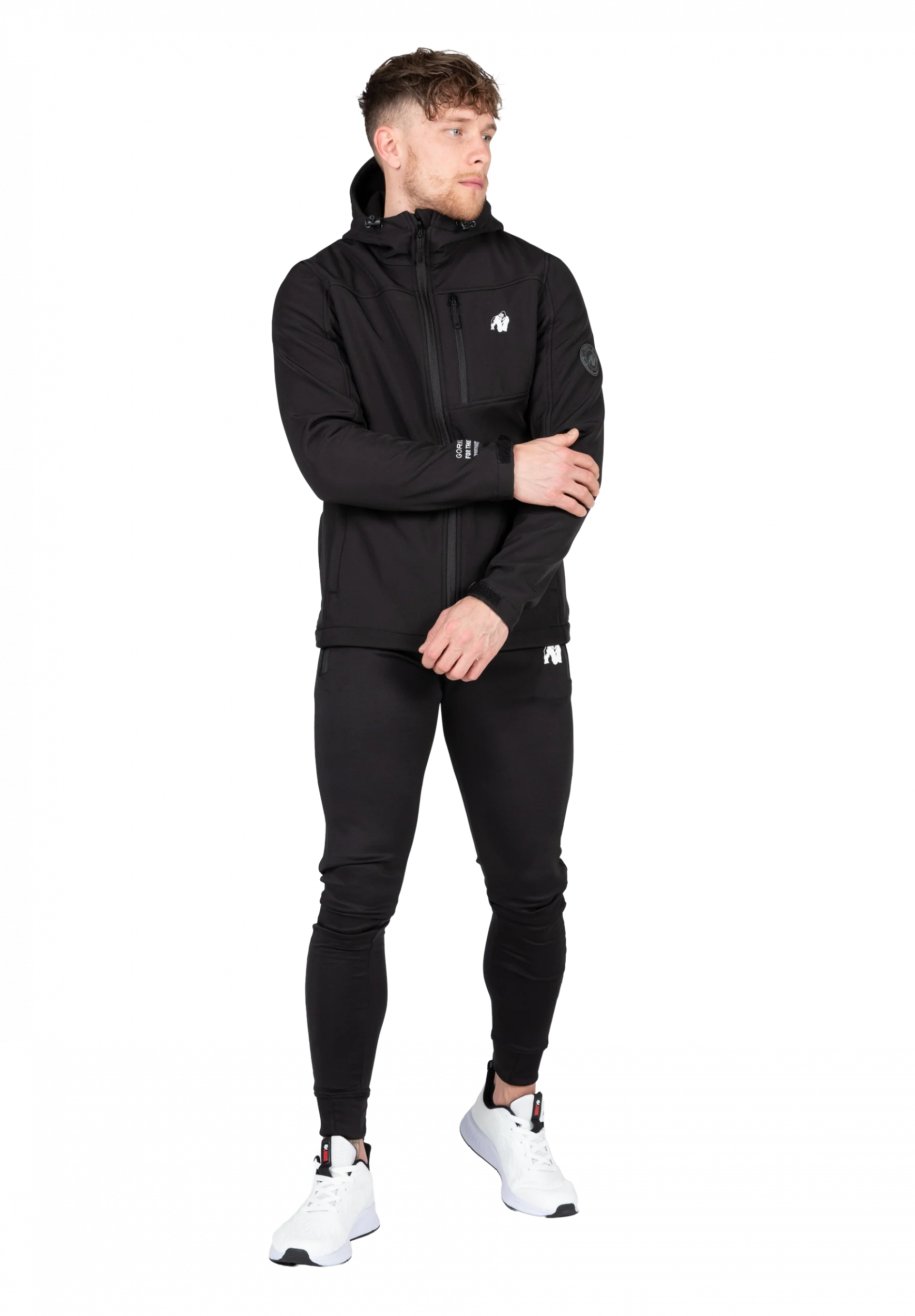 Veste softshell Foster Gorilla Wear homme - Noir, vue 3