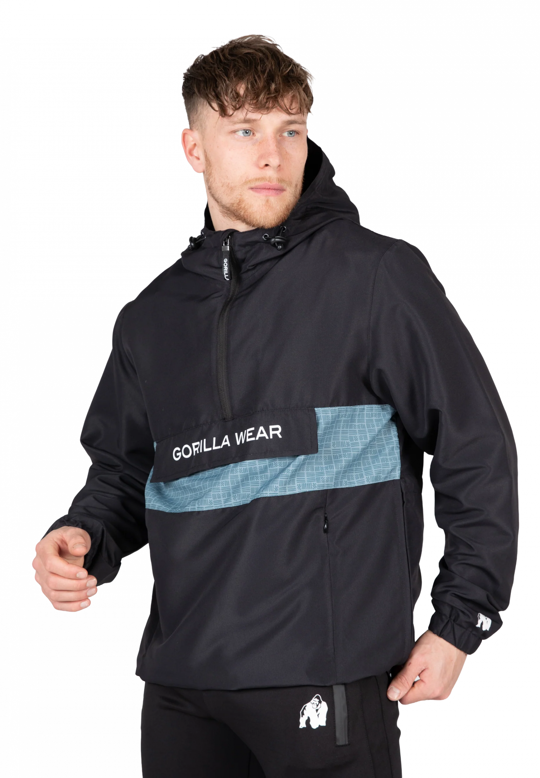 Coupe-vent Bolton Gorilla Wear homme - Noir, vue 1