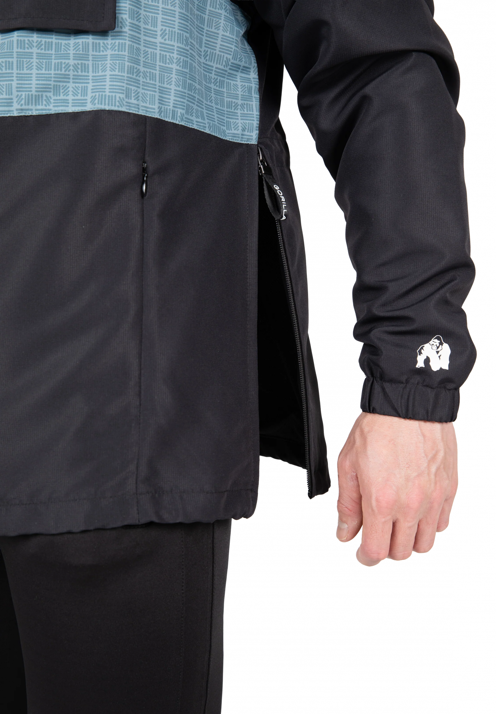 Coupe-vent Bolton Gorilla Wear homme - Noir, vue 4