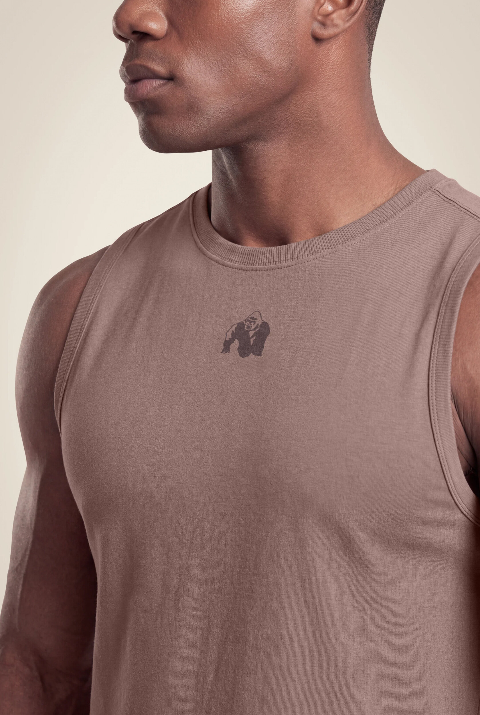 Belfort Débardeur Gorilla Wear - Taupe, vue 5