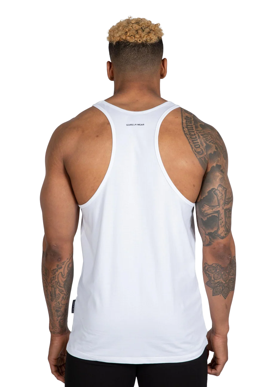 Carter Stretch Débardeur Gorilla Wear - Blanc, vue 2