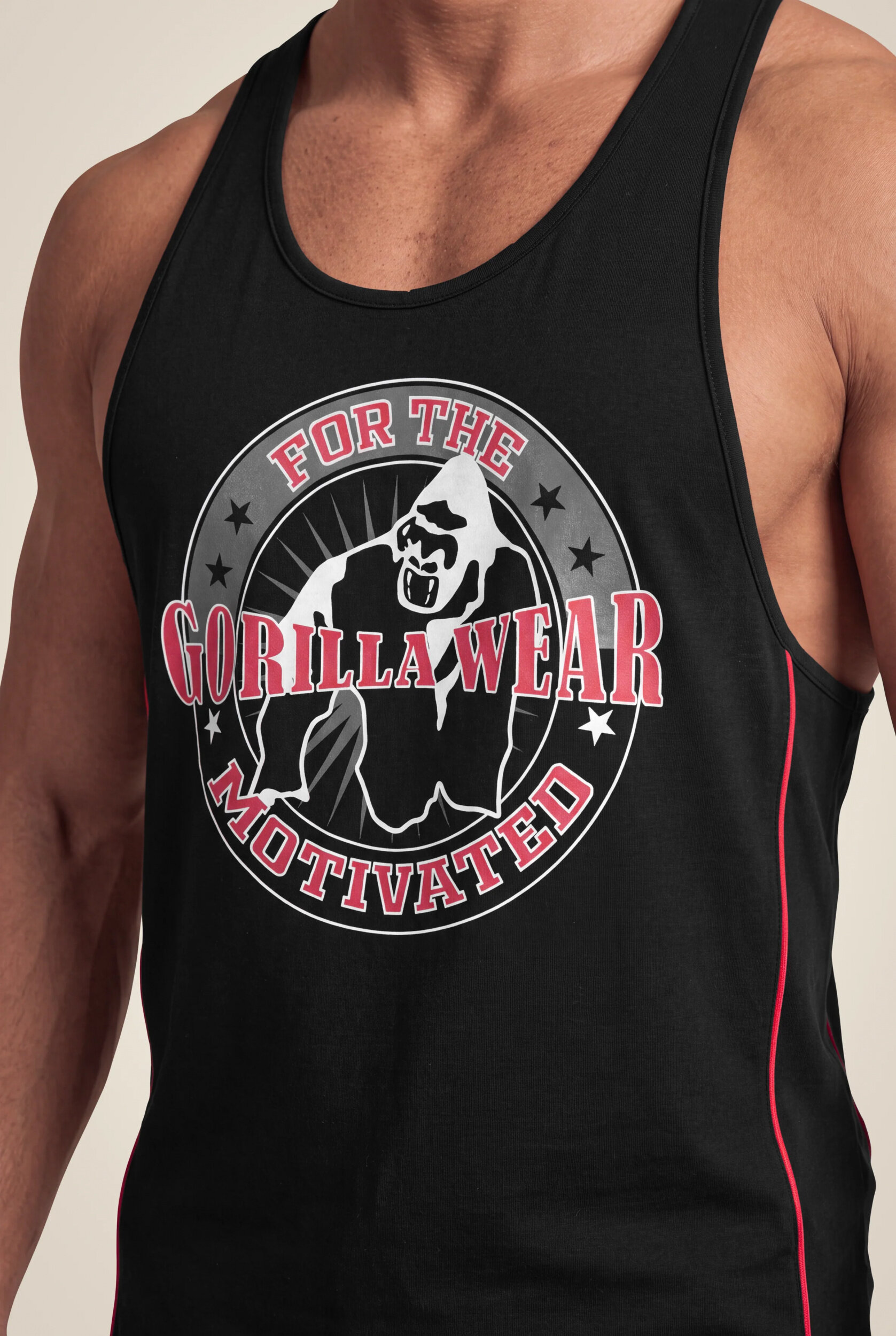 Casper Stringer Gorilla Wear - Noir/Rouge, vue 4