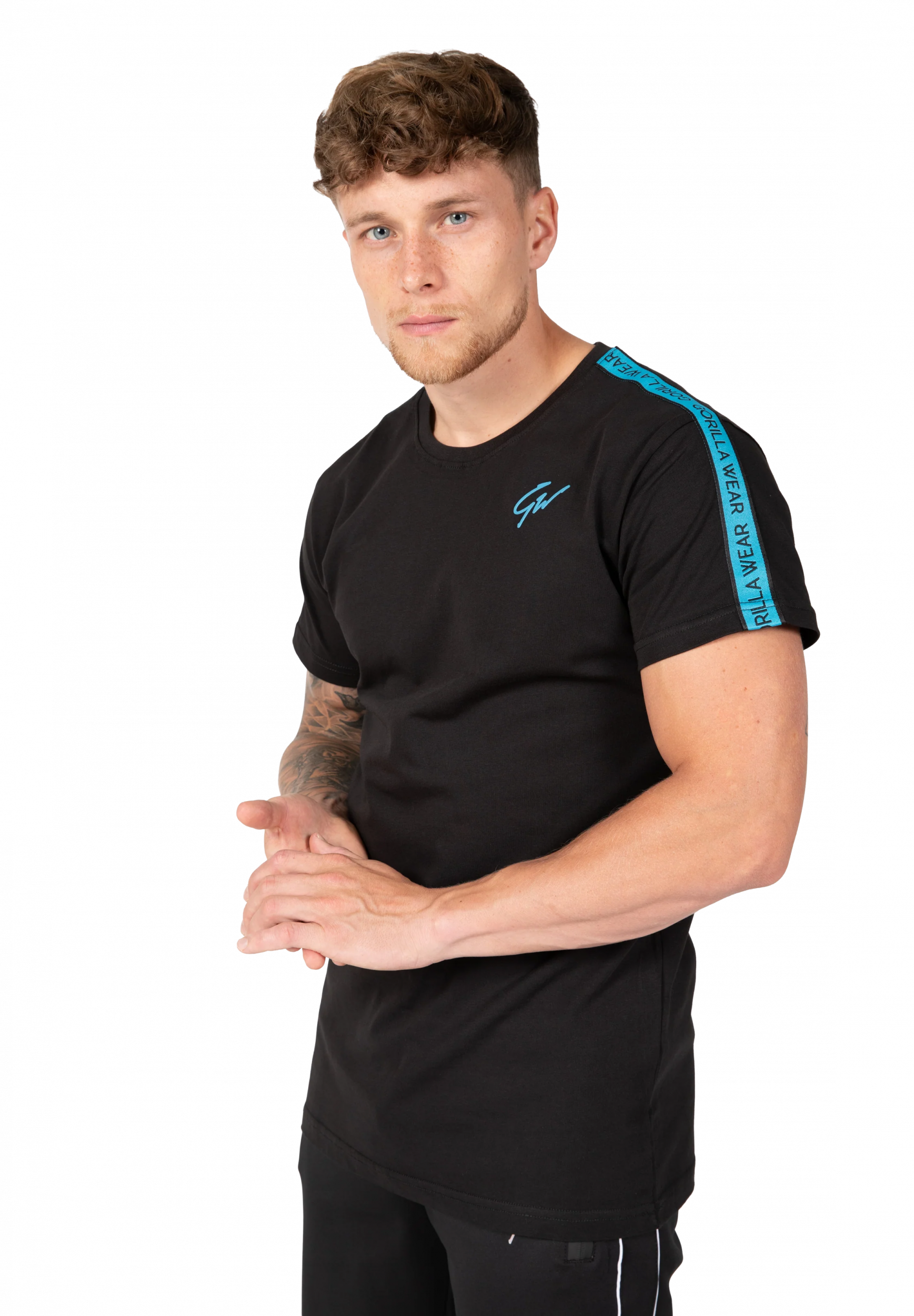 Chester T-shirt Gorilla Wear - Noir/Bleu, vue 1