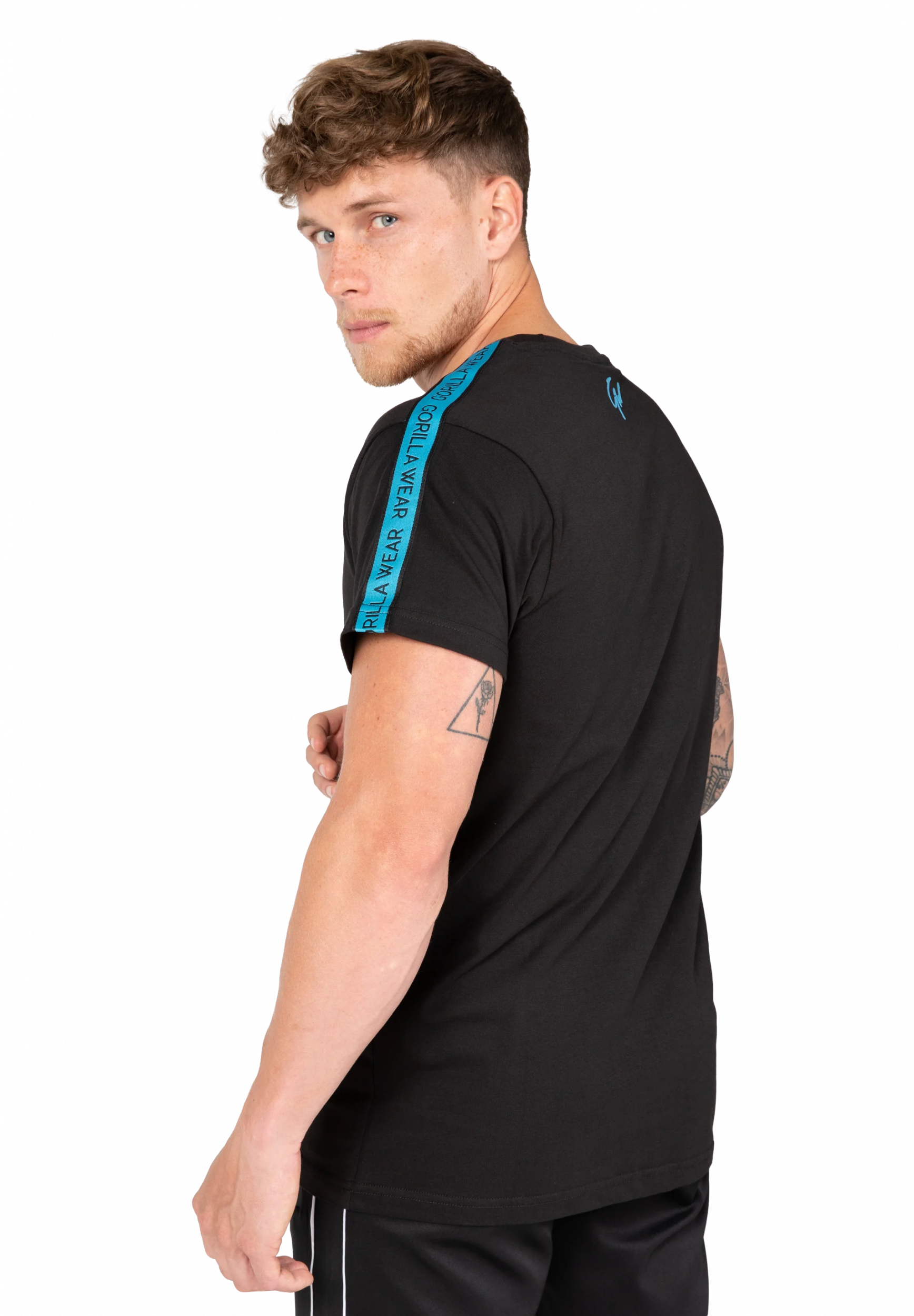 Chester T-shirt Gorilla Wear - Noir/Bleu, vue 2