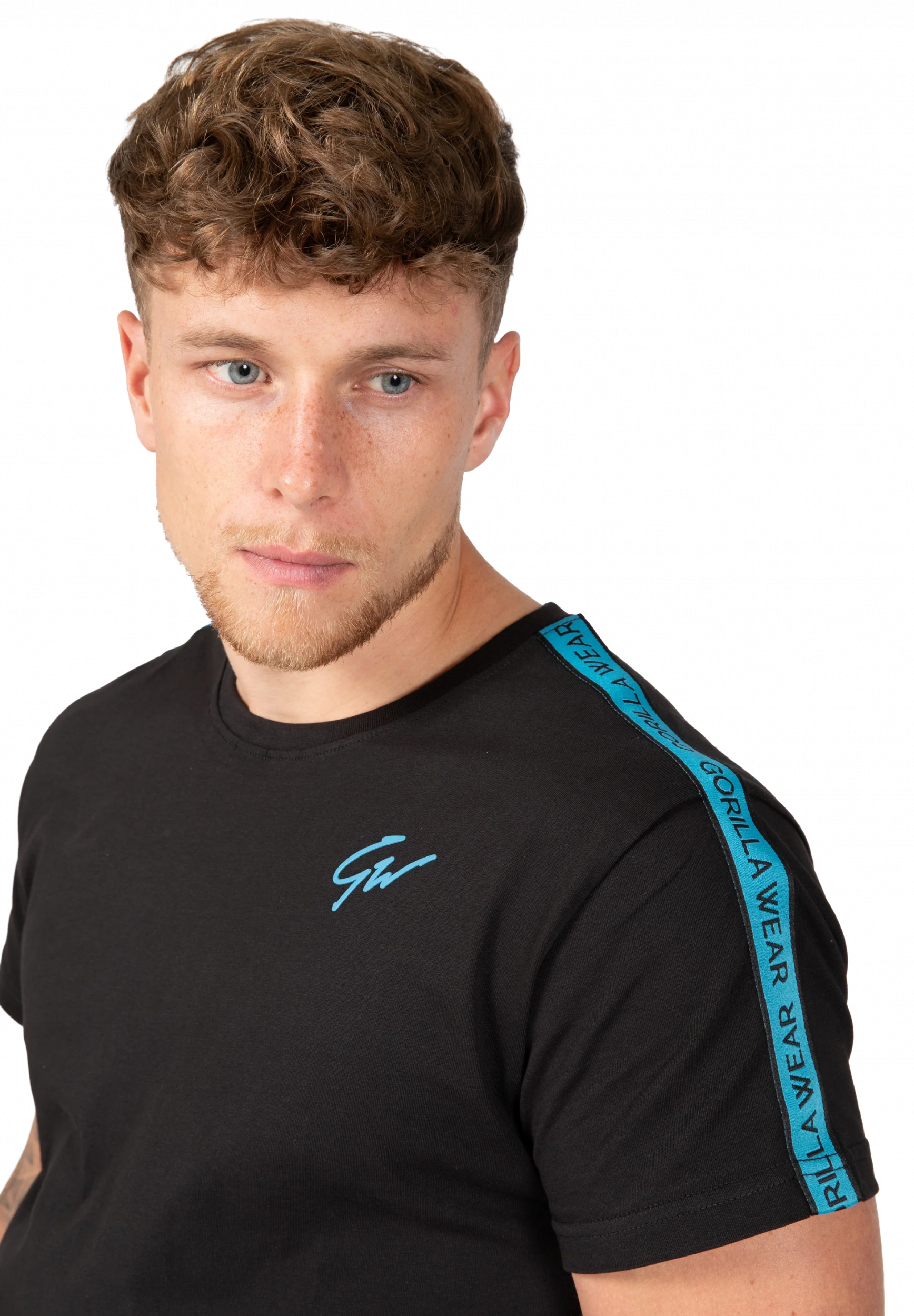 Chester T-shirt Gorilla Wear - Noir/Bleu, vue 4
