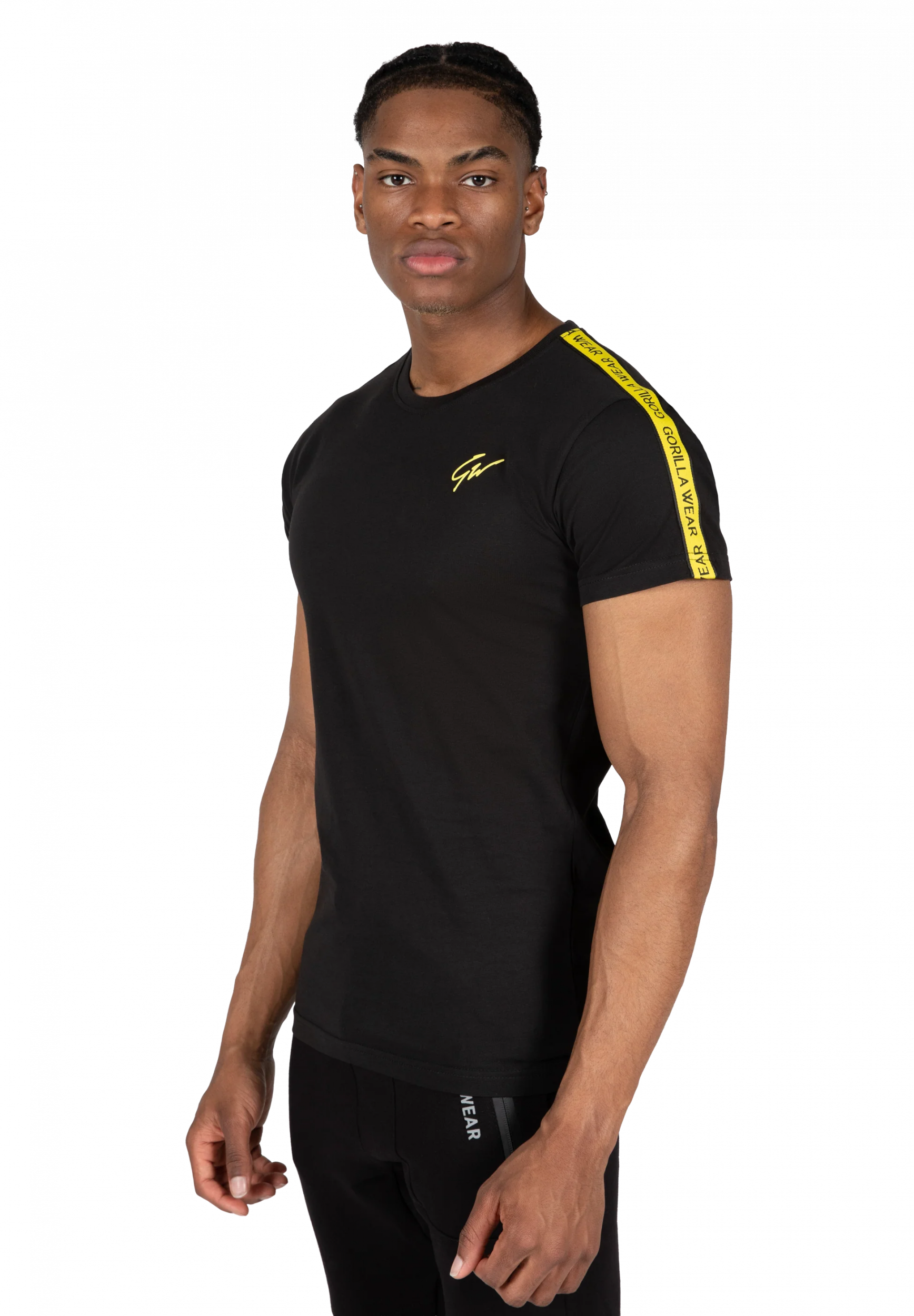 Chester T-shirt Gorilla Wear - Noir/Jaune, vue 1