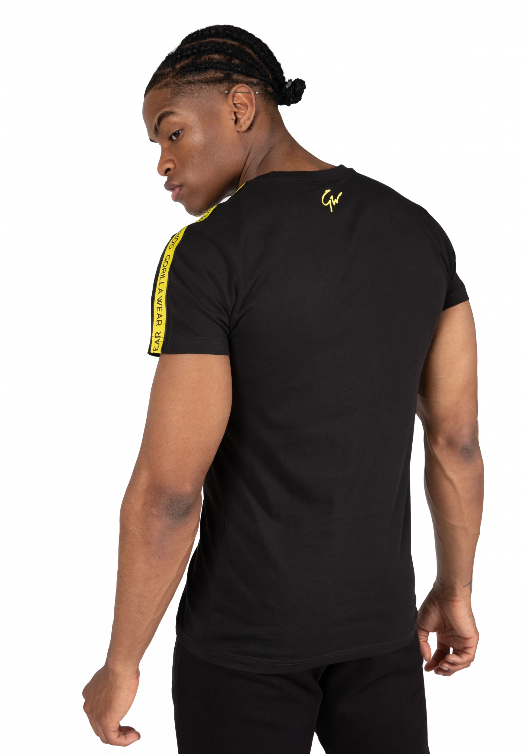 Chester T-shirt Gorilla Wear - Noir/Jaune, vue 2