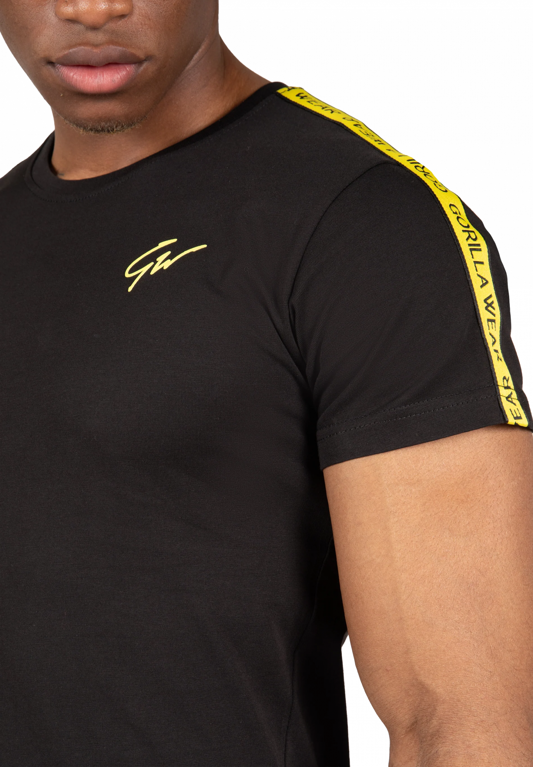 Chester T-shirt Gorilla Wear - Noir/Jaune, vue 4