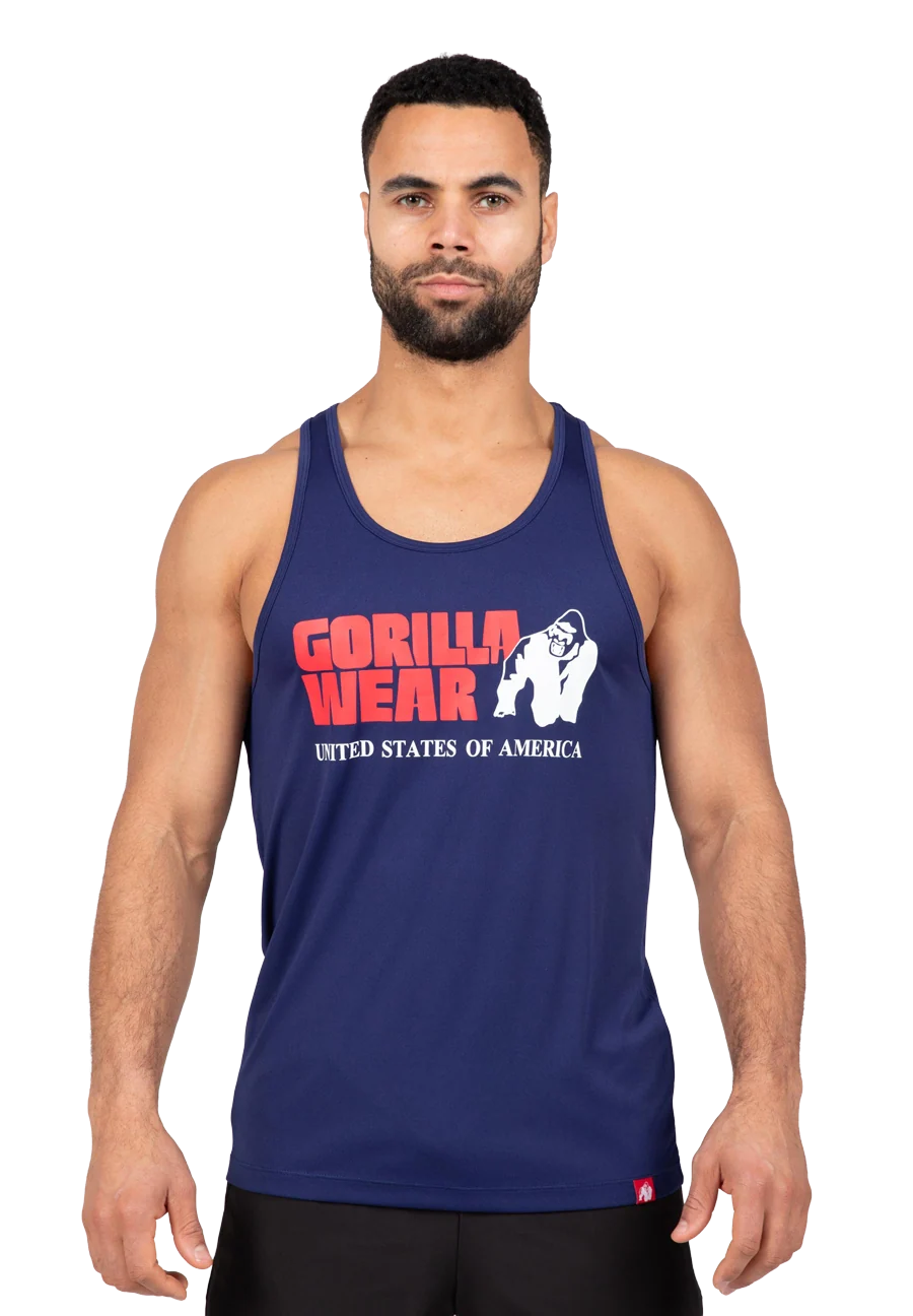 Classic Training Débardeur Gorilla Wear - Bleu marine, vue 1