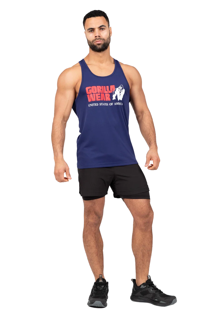 Classic Training Débardeur Gorilla Wear - Bleu marine, vue 3