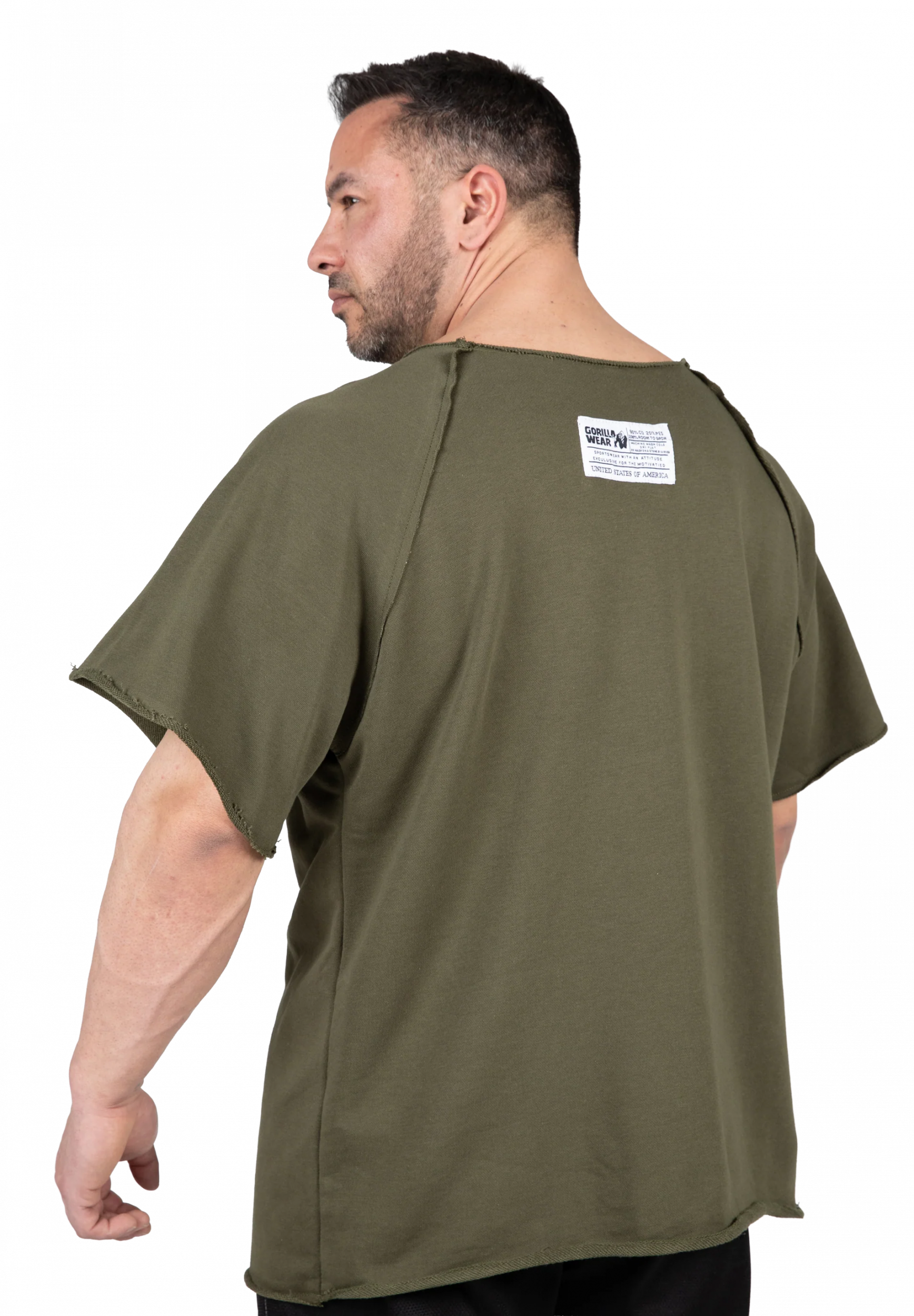 Classic Workout Top Gorilla Wear - Vert kaki, vue 2