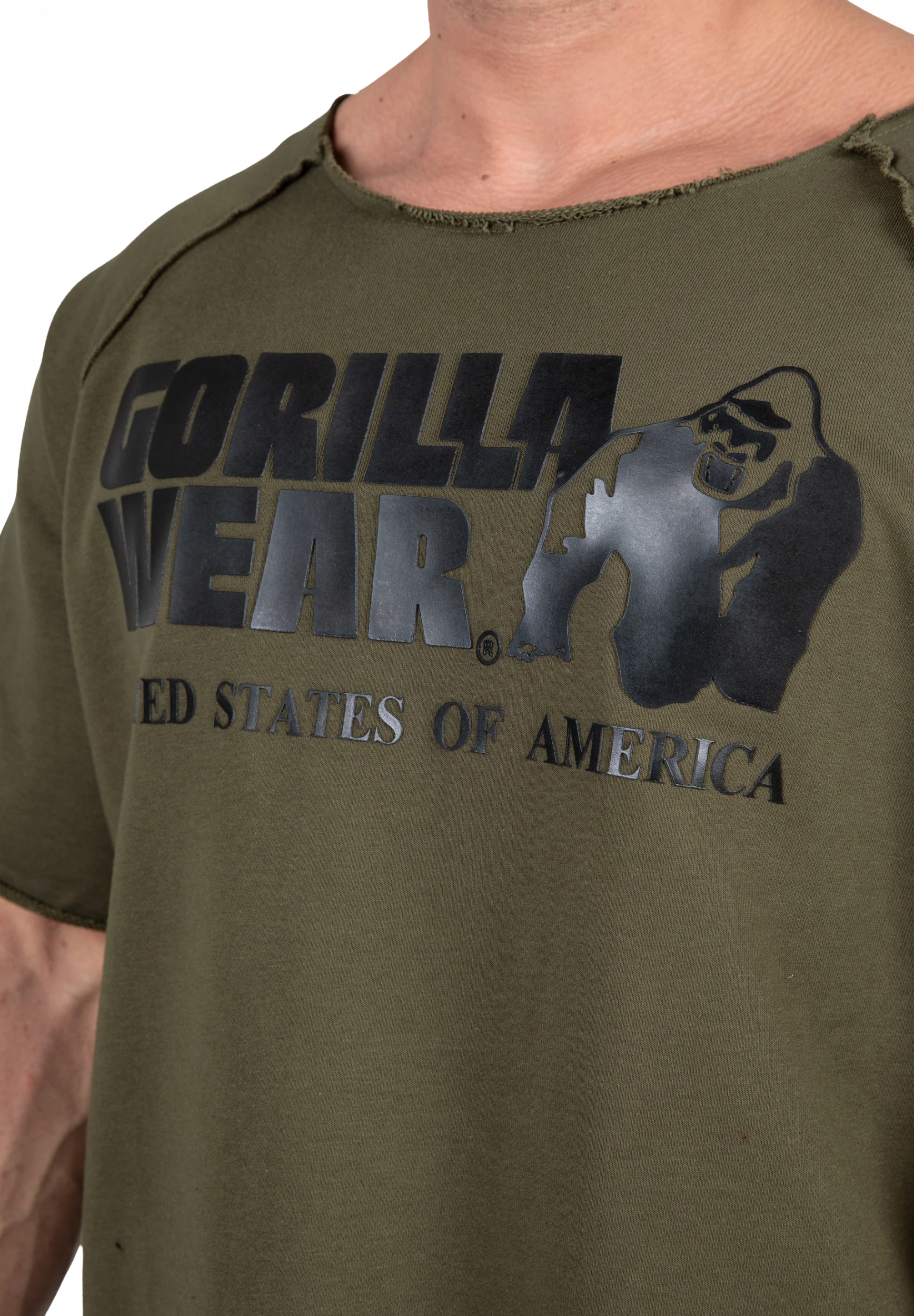 Classic Workout Top Gorilla Wear - Vert kaki, vue 4