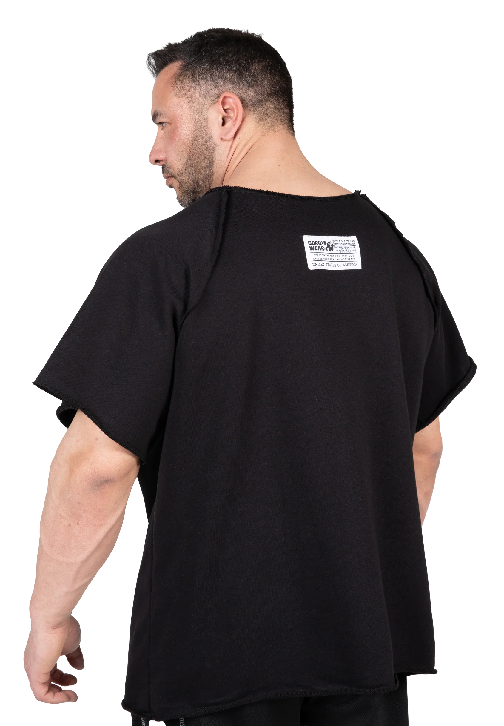 Classic Workout Top Gorilla Wear - Noir, vue 2