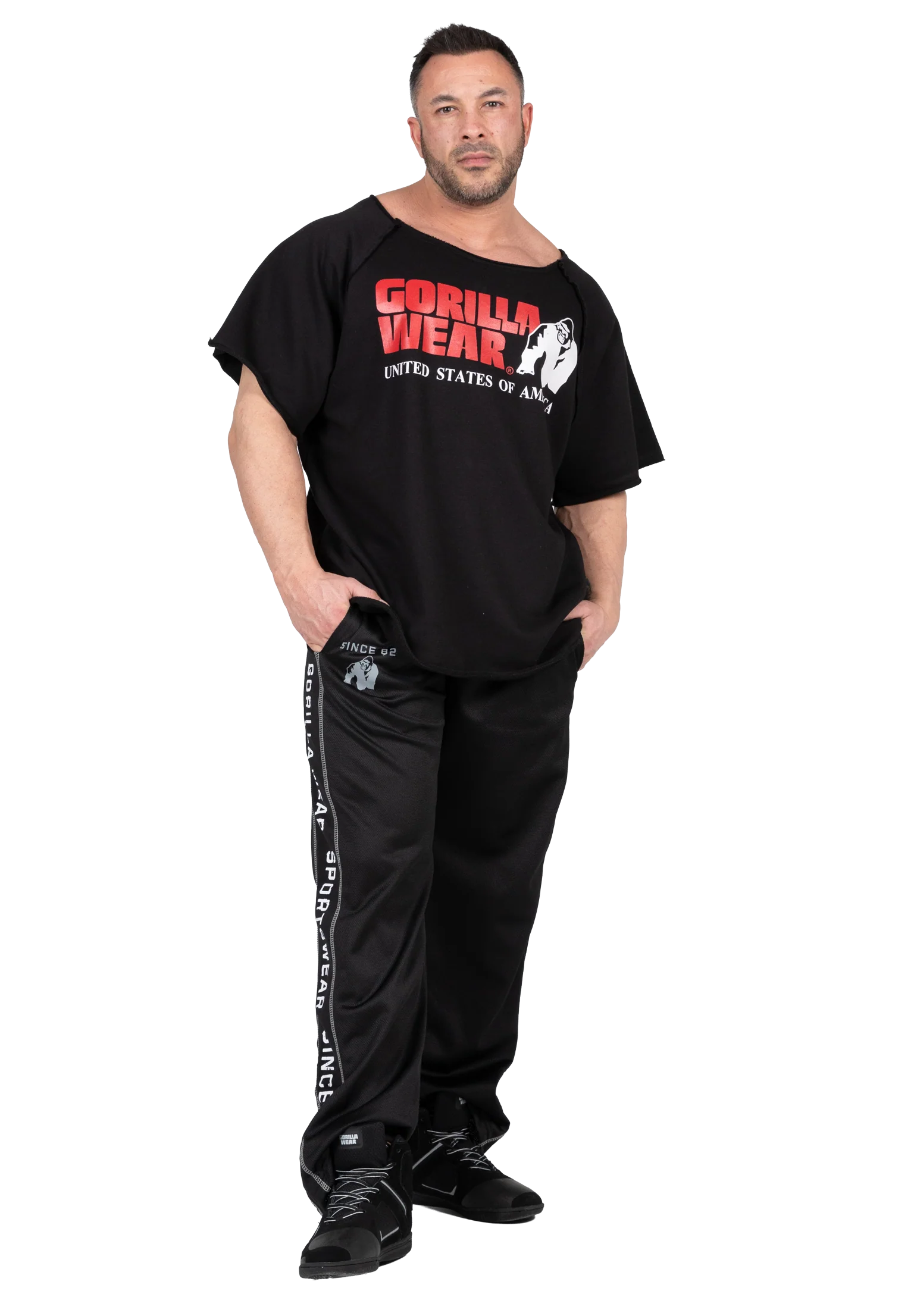 Classic Workout Top Gorilla Wear - Noir, vue 3