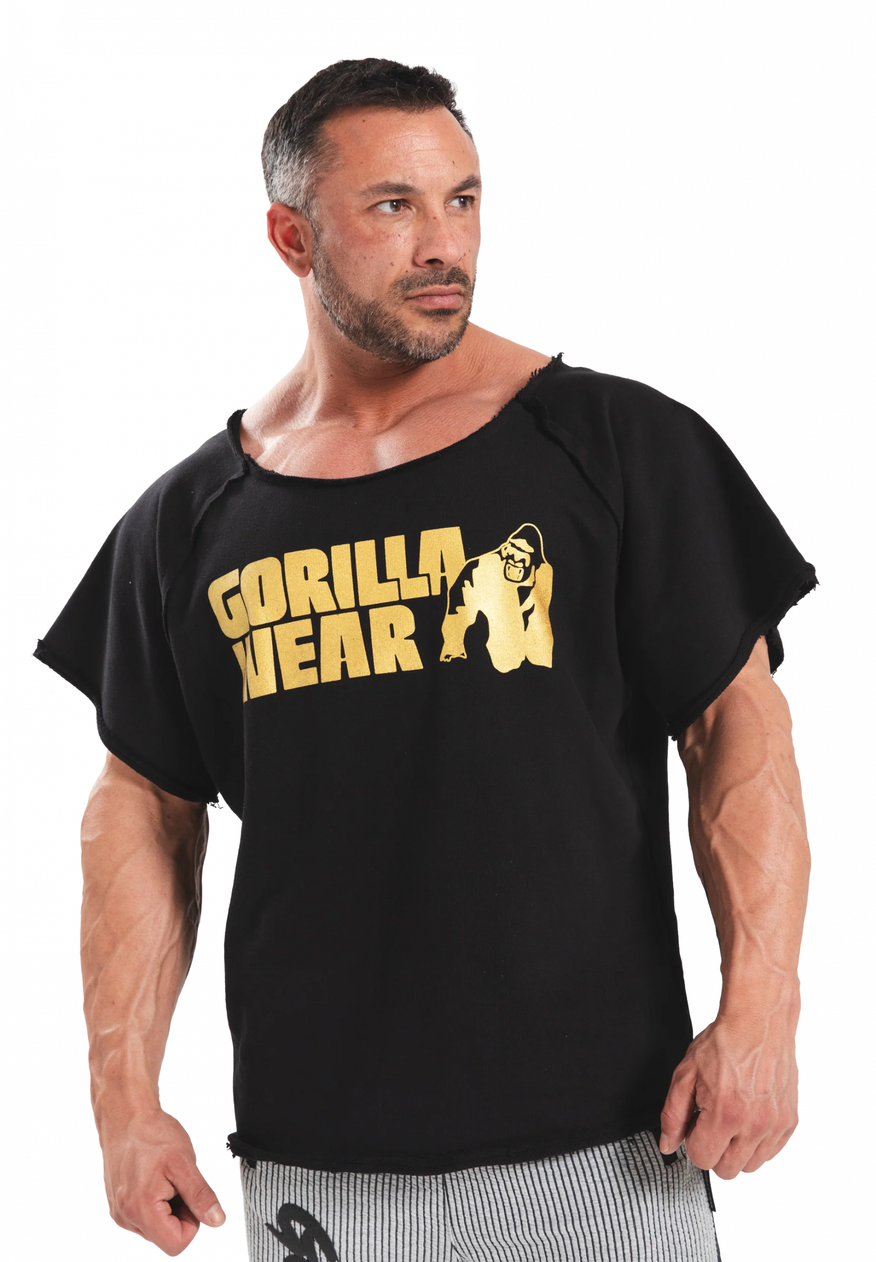 Classic Workout Top Gorilla Wear - Noir/Or, vue 1