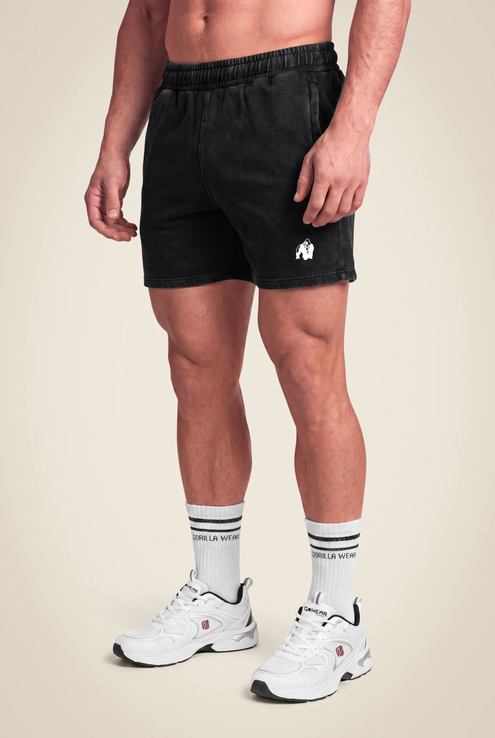 Curtis Short molletonné Gorilla Wear - Gris délavé, vue 1