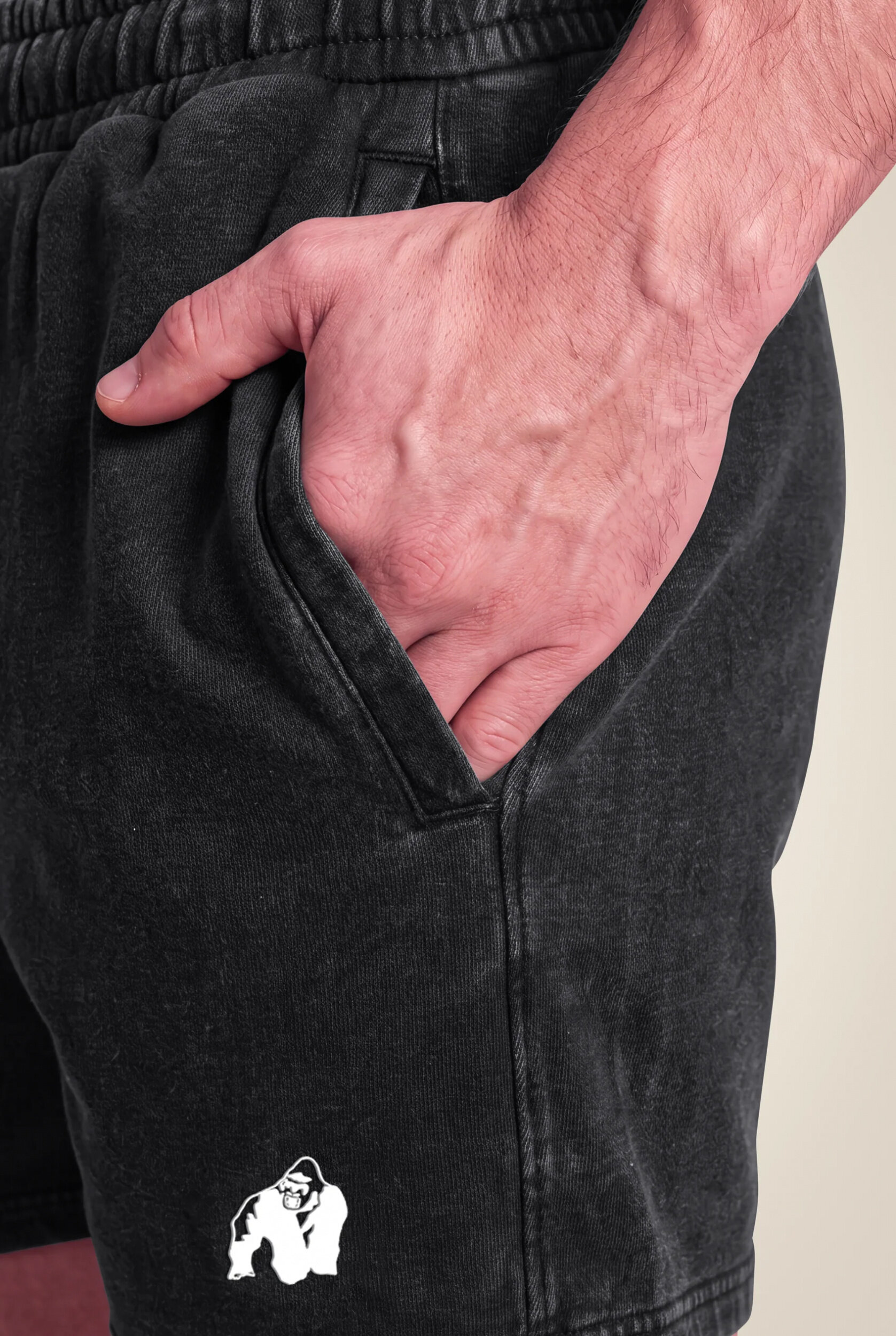 Curtis Short molletonné Gorilla Wear - Gris délavé, vue 4
