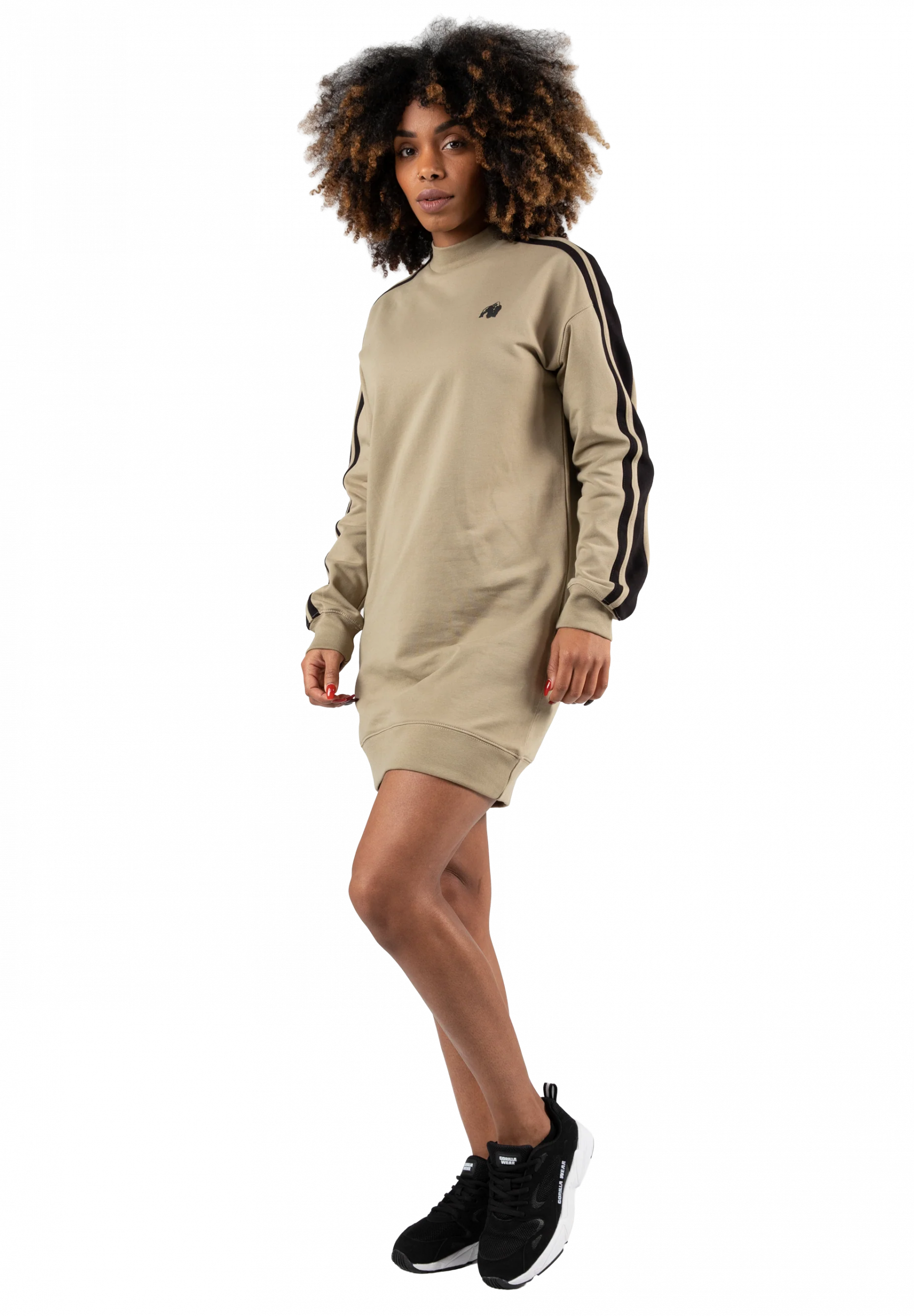 Isabella Sweat Dress Gorilla Wear - Beige - vue 3