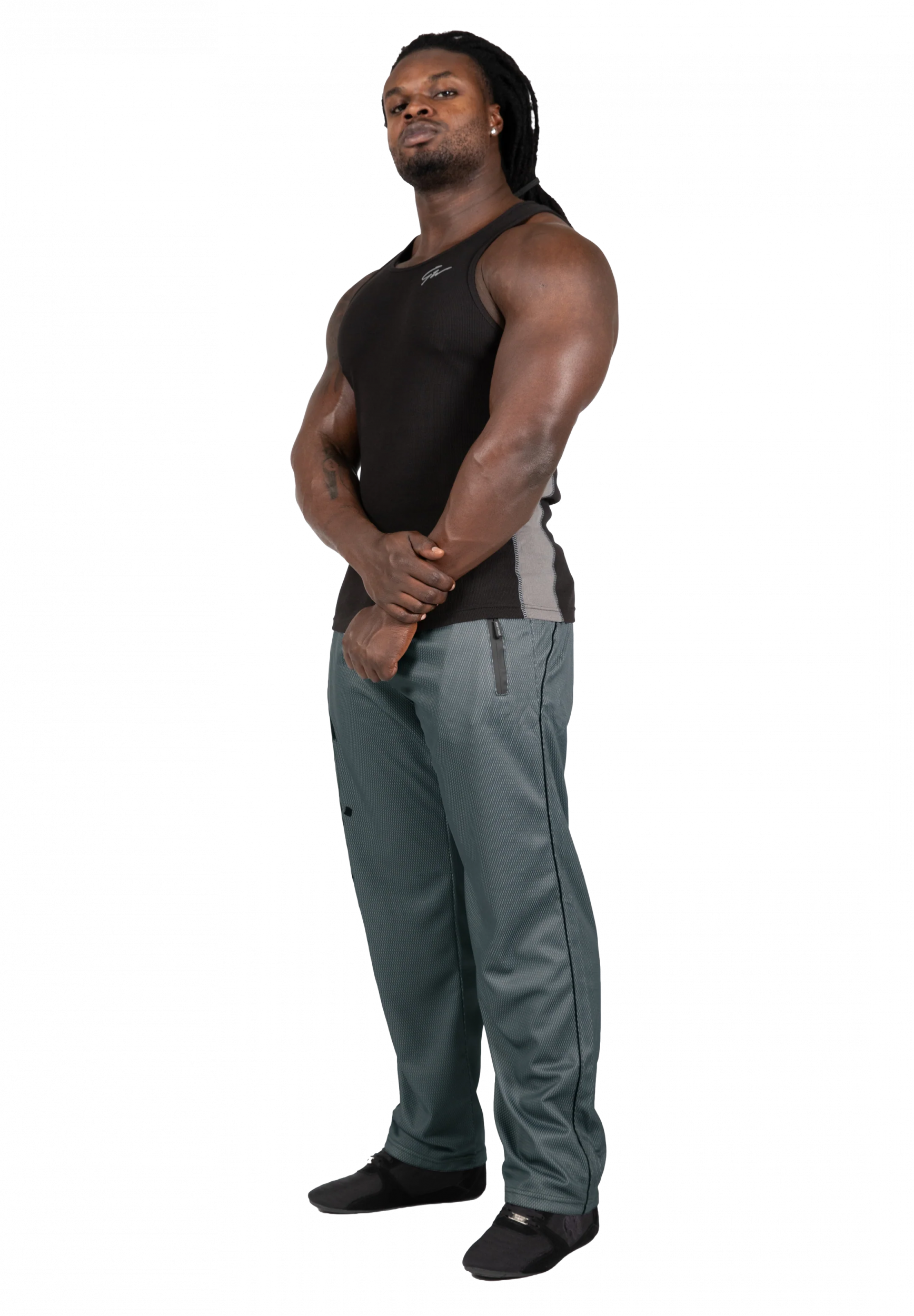 Mercury Mesh Pantalon Gorilla Wear - Gris/Noir - vue 3