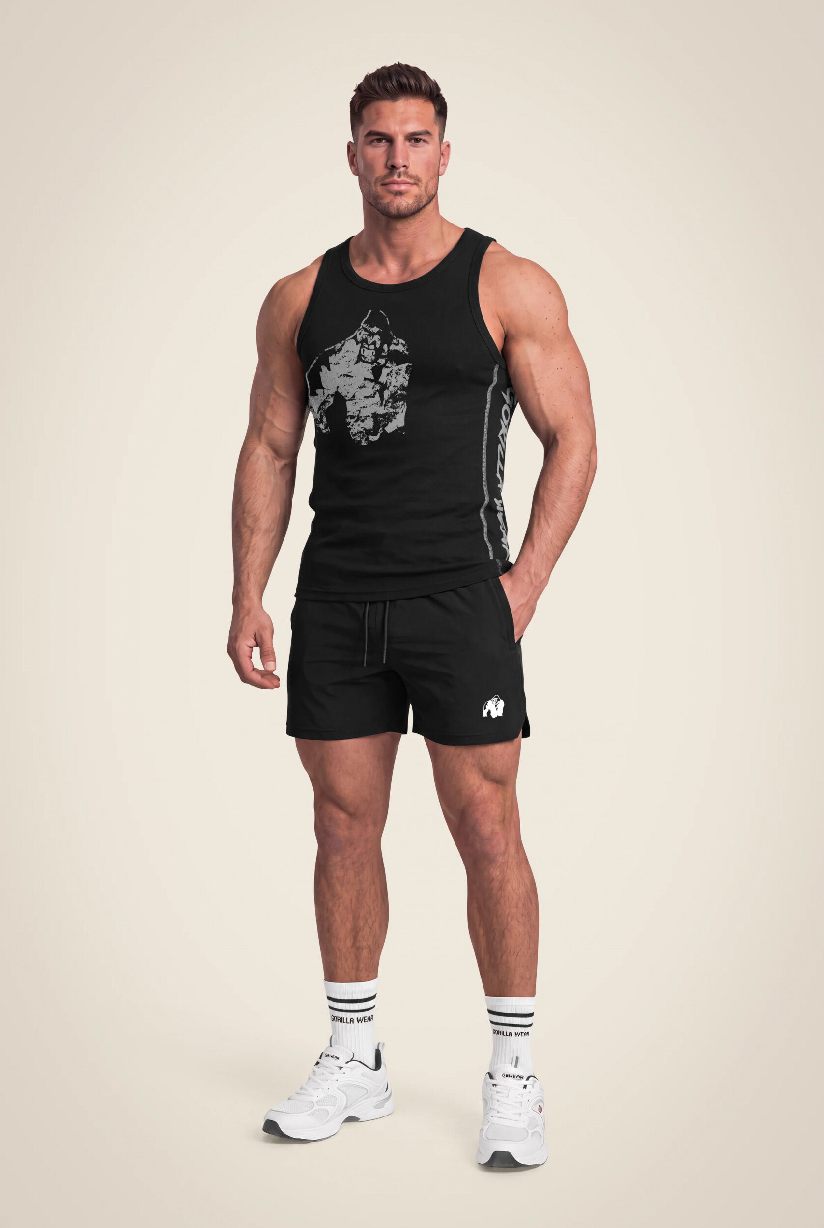 Monterey Débardeur Gorilla Wear - Noir/Gris - vue 3