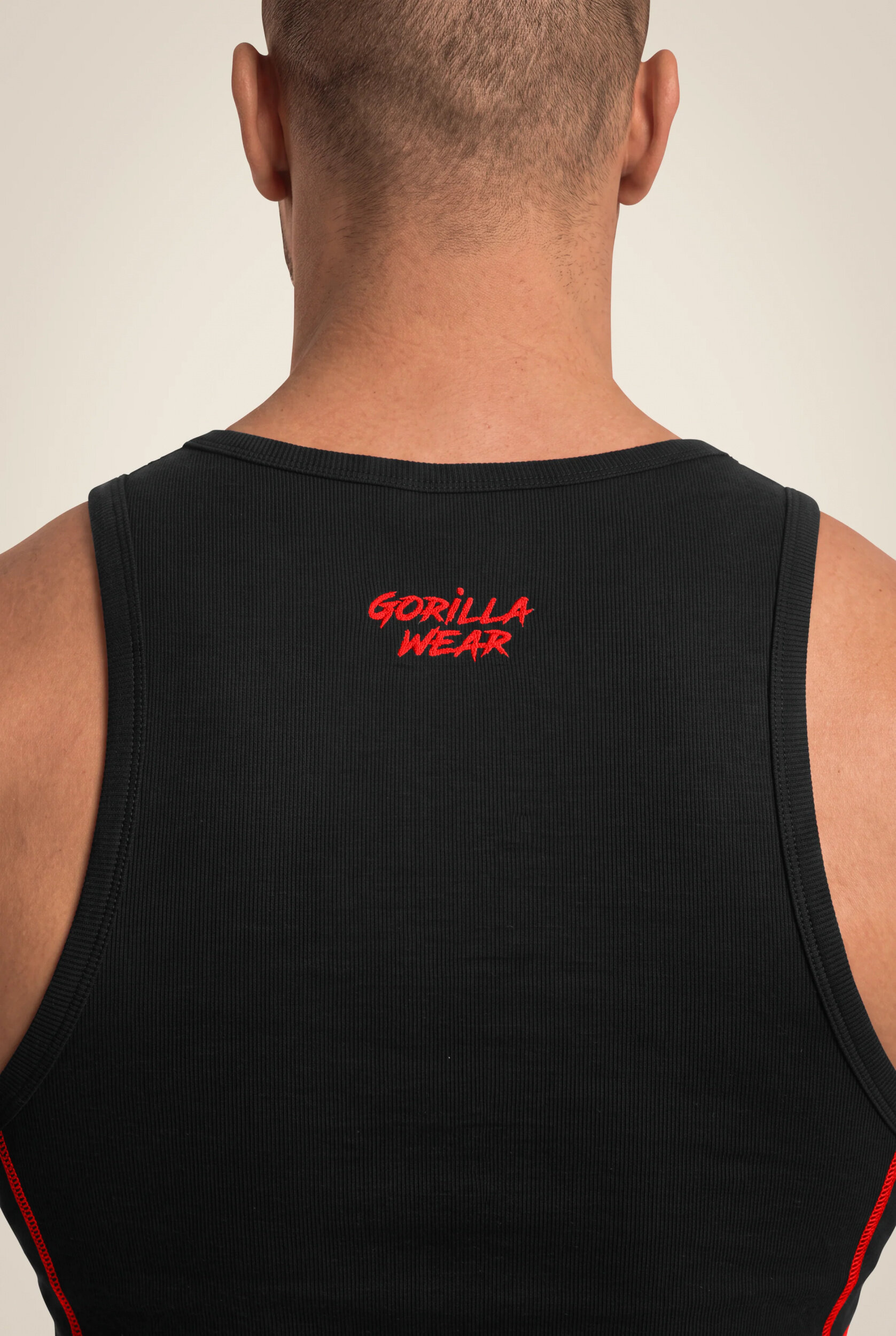Monterey Débardeur Gorilla Wear - Noir/Rouge - vue 5