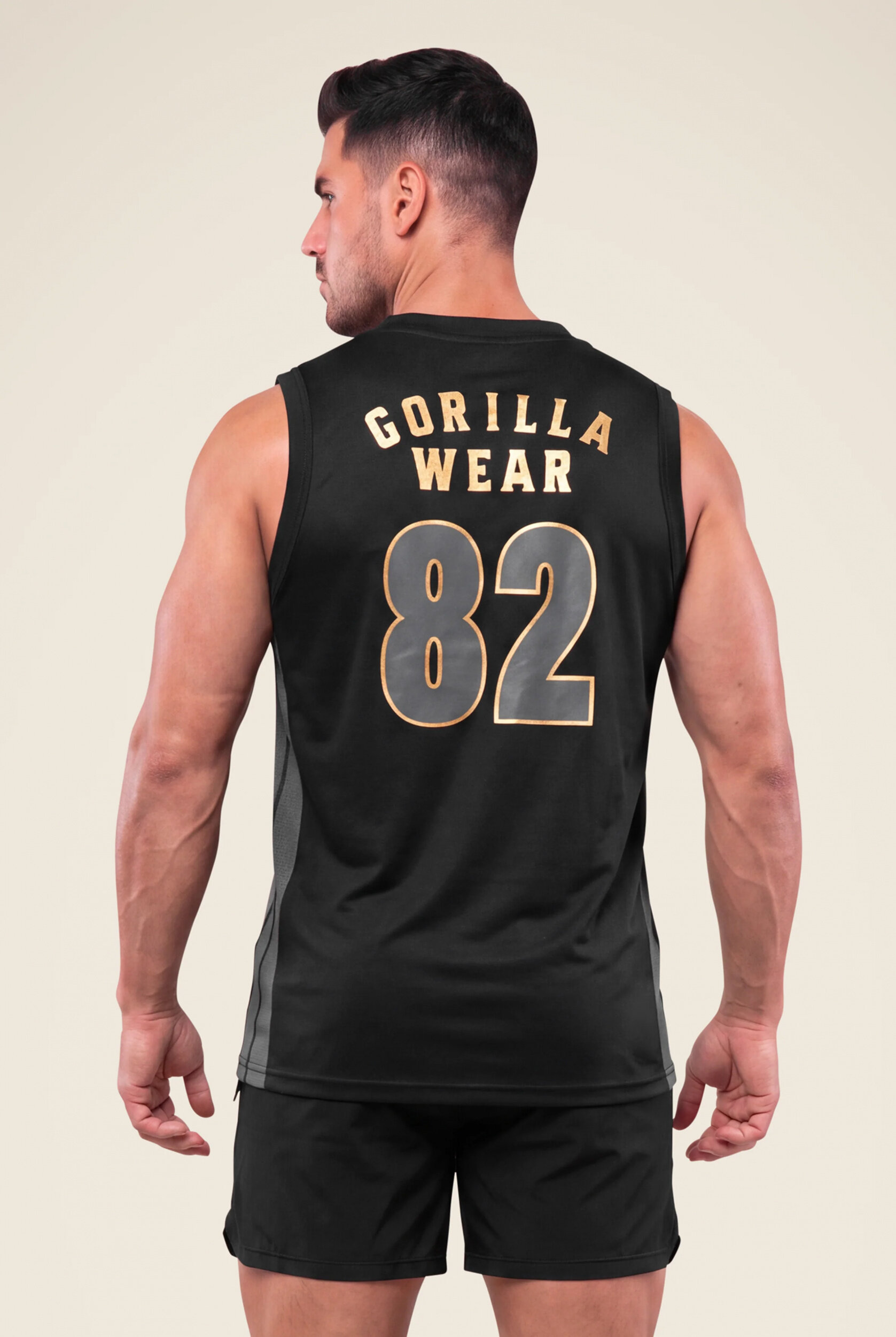 Orlando Jersey Débardeur Gorilla Wear - Noir - vue 2