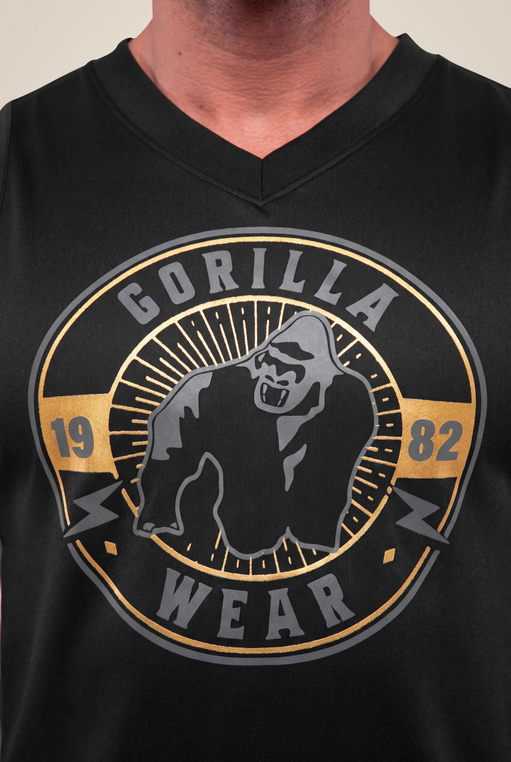 Orlando Jersey Débardeur Gorilla Wear - Noir - vue 4