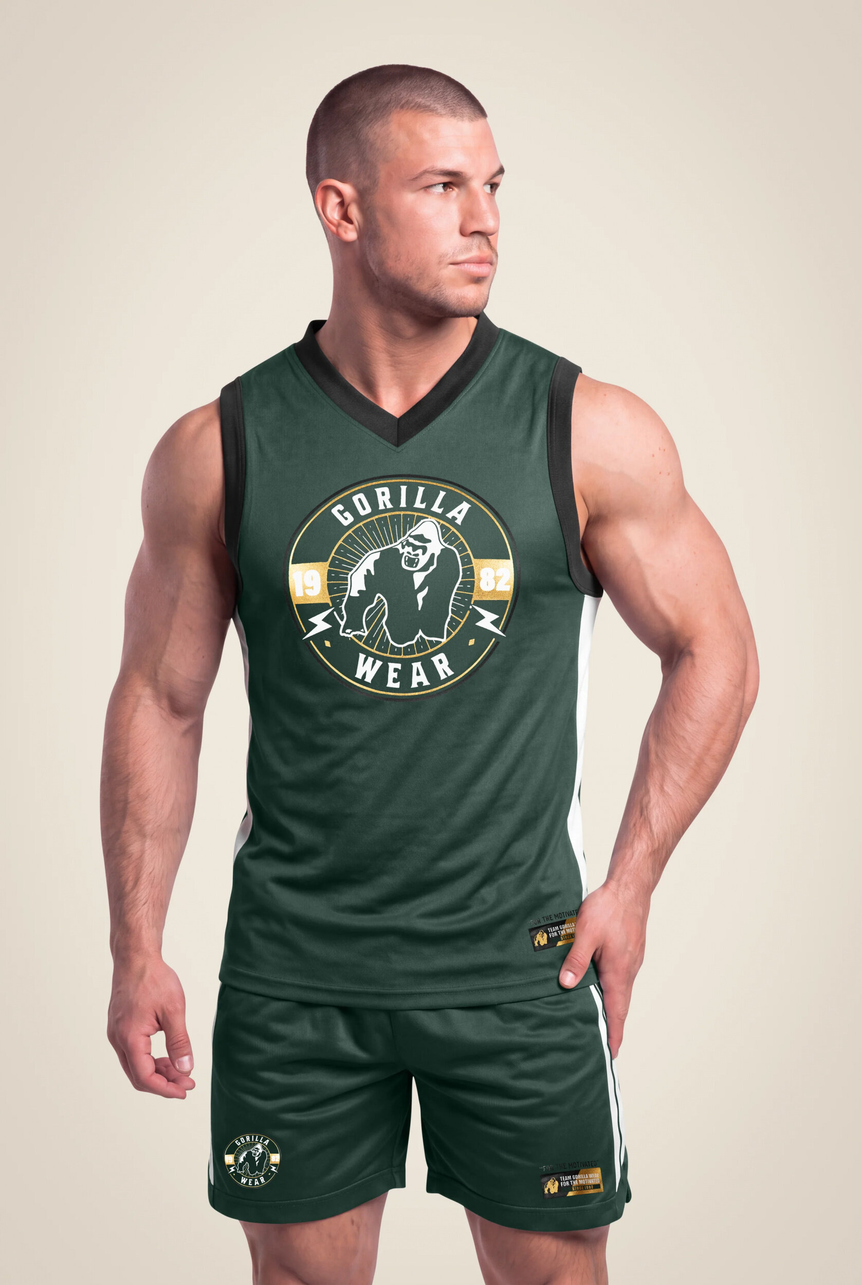 Orlando Jersey Débardeur Gorilla Wear - Vert, vue 1