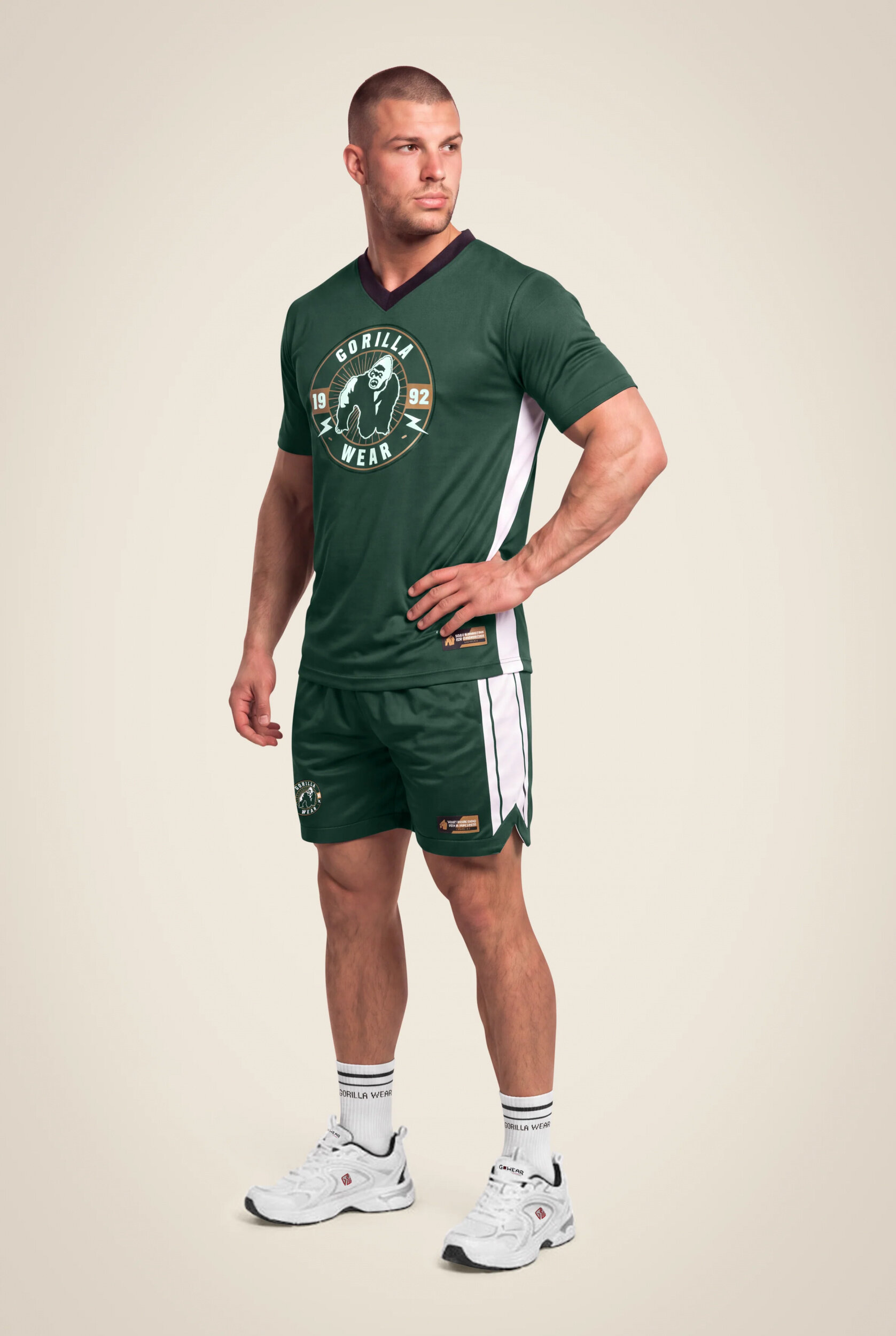 Orlando Short Gorilla Wear - Vert, vue 3