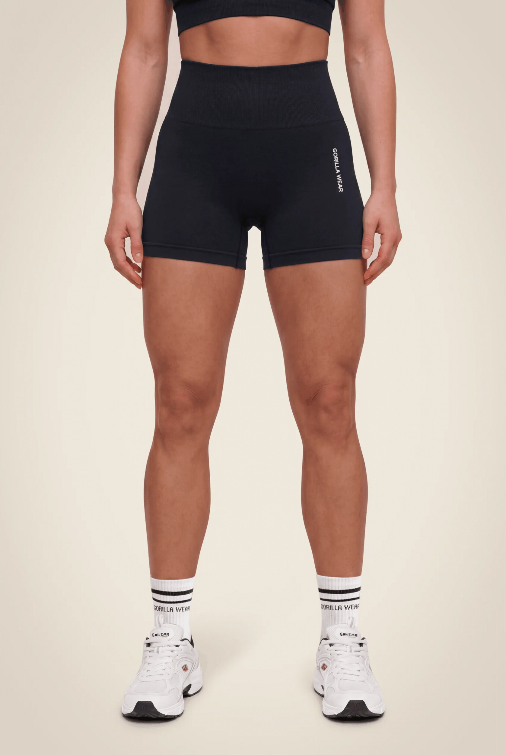 Quincy Seamless Short Gorilla Wear - Noir, vue 2