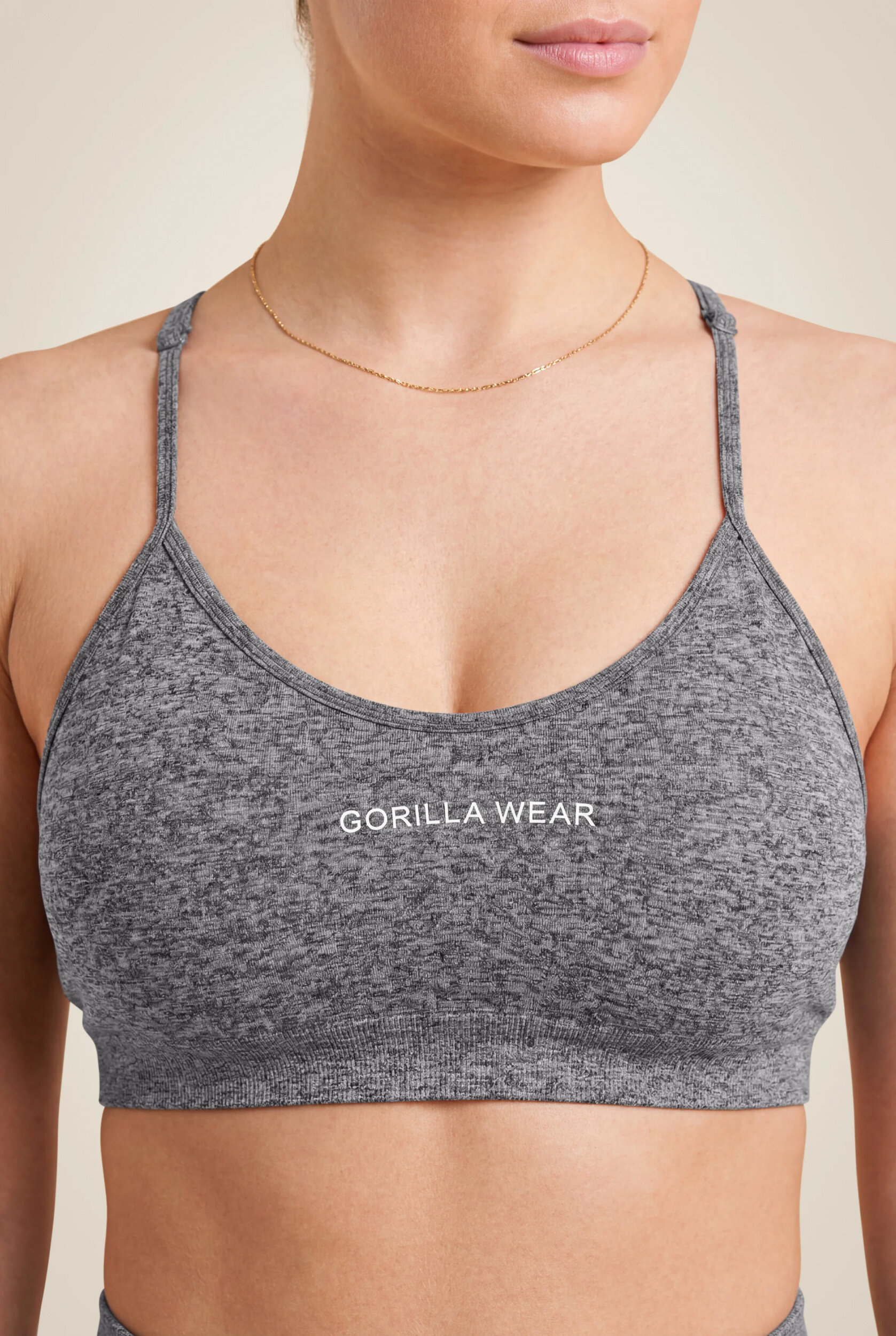 Quincy Seamless Brassière Gorilla Wear - Gris chiné, vue 4