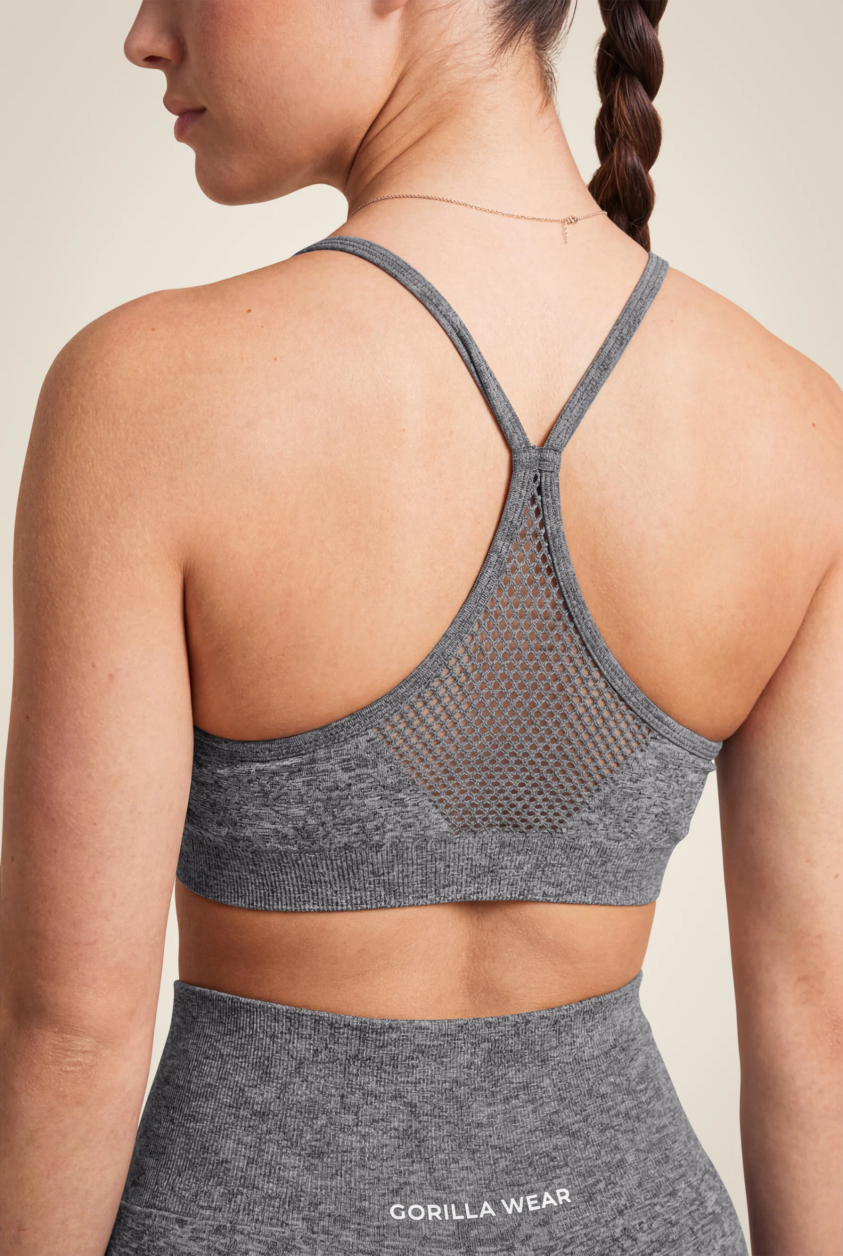 Quincy Seamless Brassière Gorilla Wear - Gris chiné, vue 5