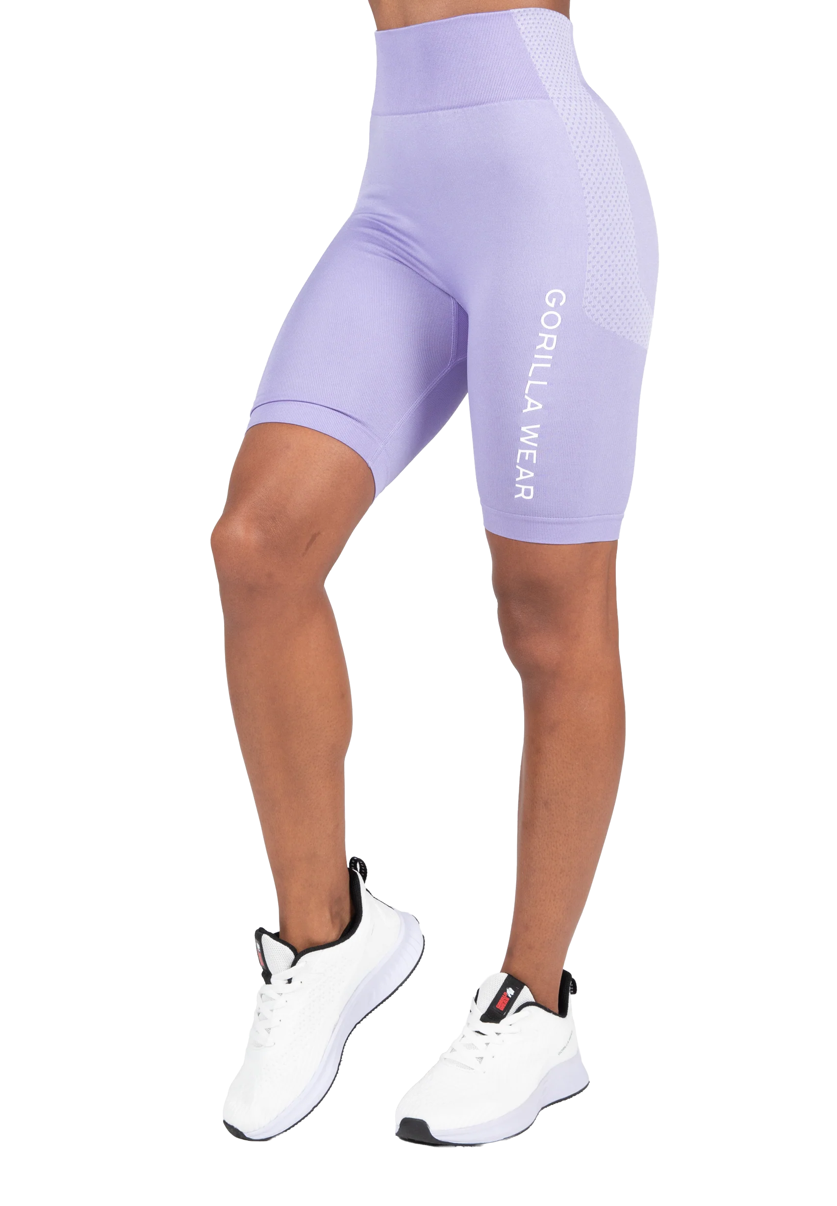 Selah Seamless Cycling Short Gorilla Wear - Lilas, vue 1