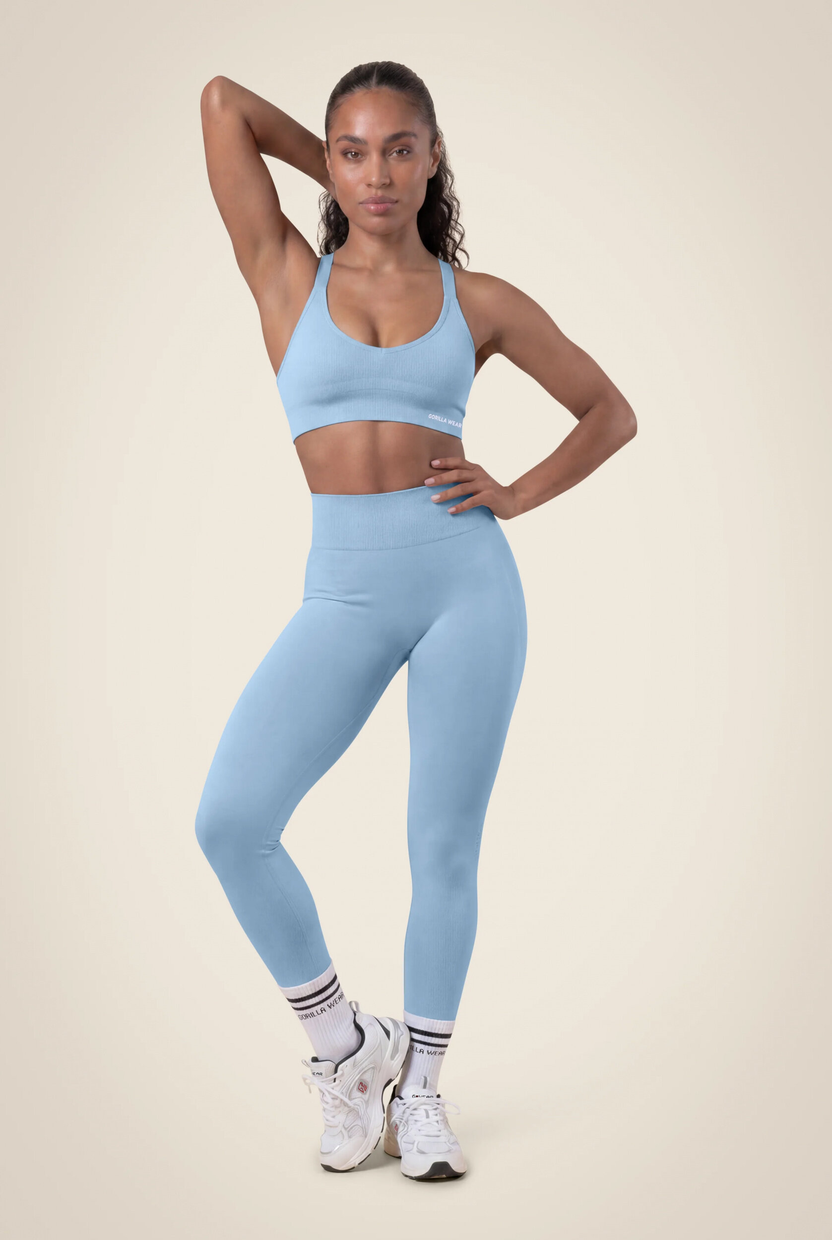 Selah Seamless Legging Gorilla Wear - Bleu clair, vue 3