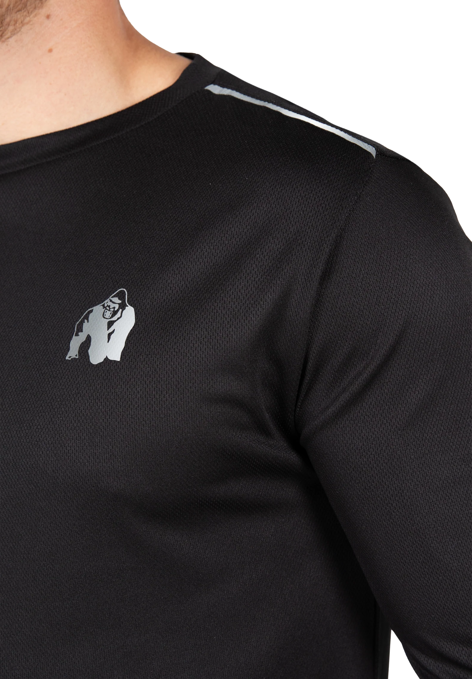 Washington T-shirt manches longues Gorilla Wear - Noir - vue 4