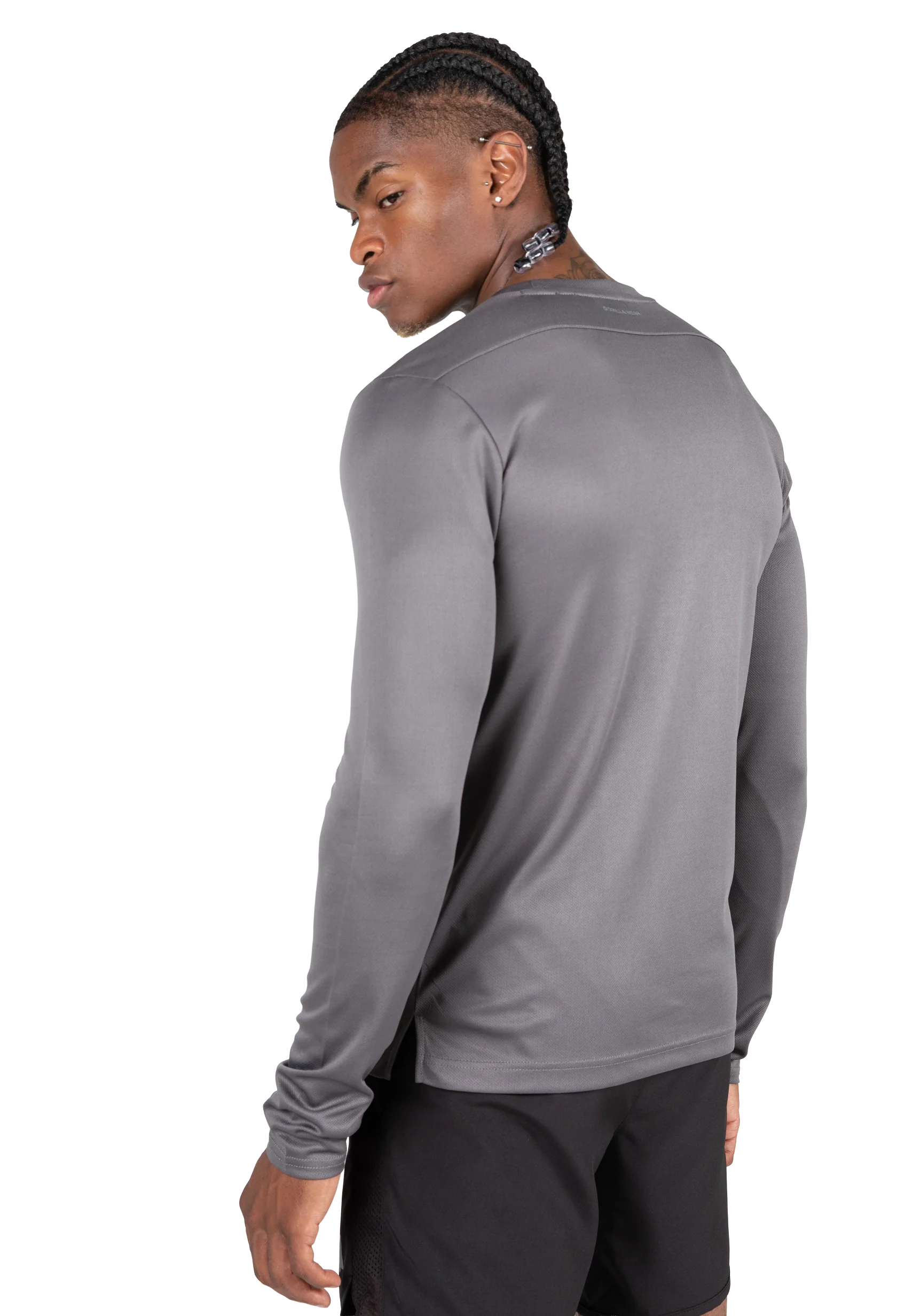 Washington T-shirt manches longues Gorilla Wear - Gris - vue 2