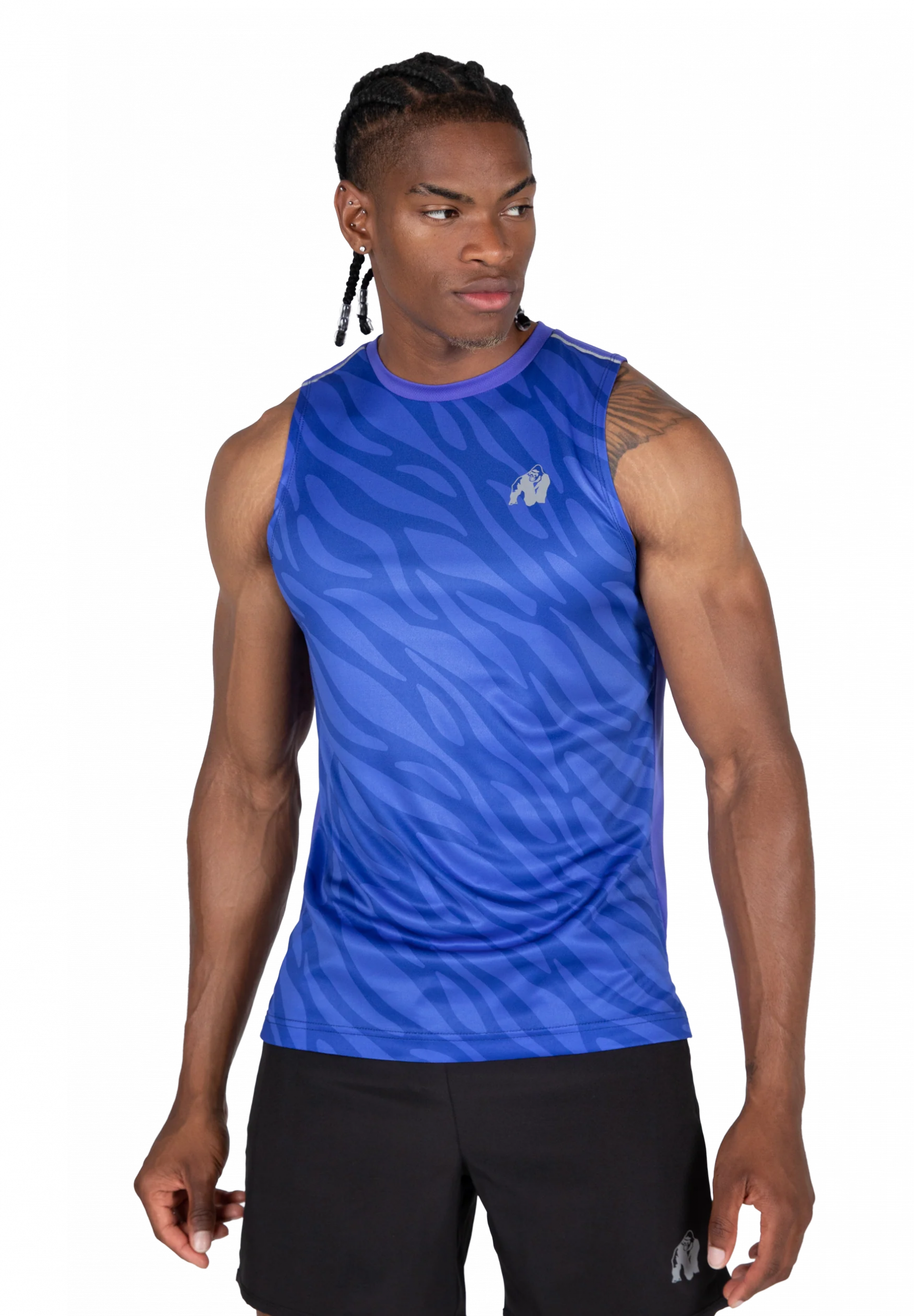 Washington Débardeur Gorilla Wear - Bleu - vue 1