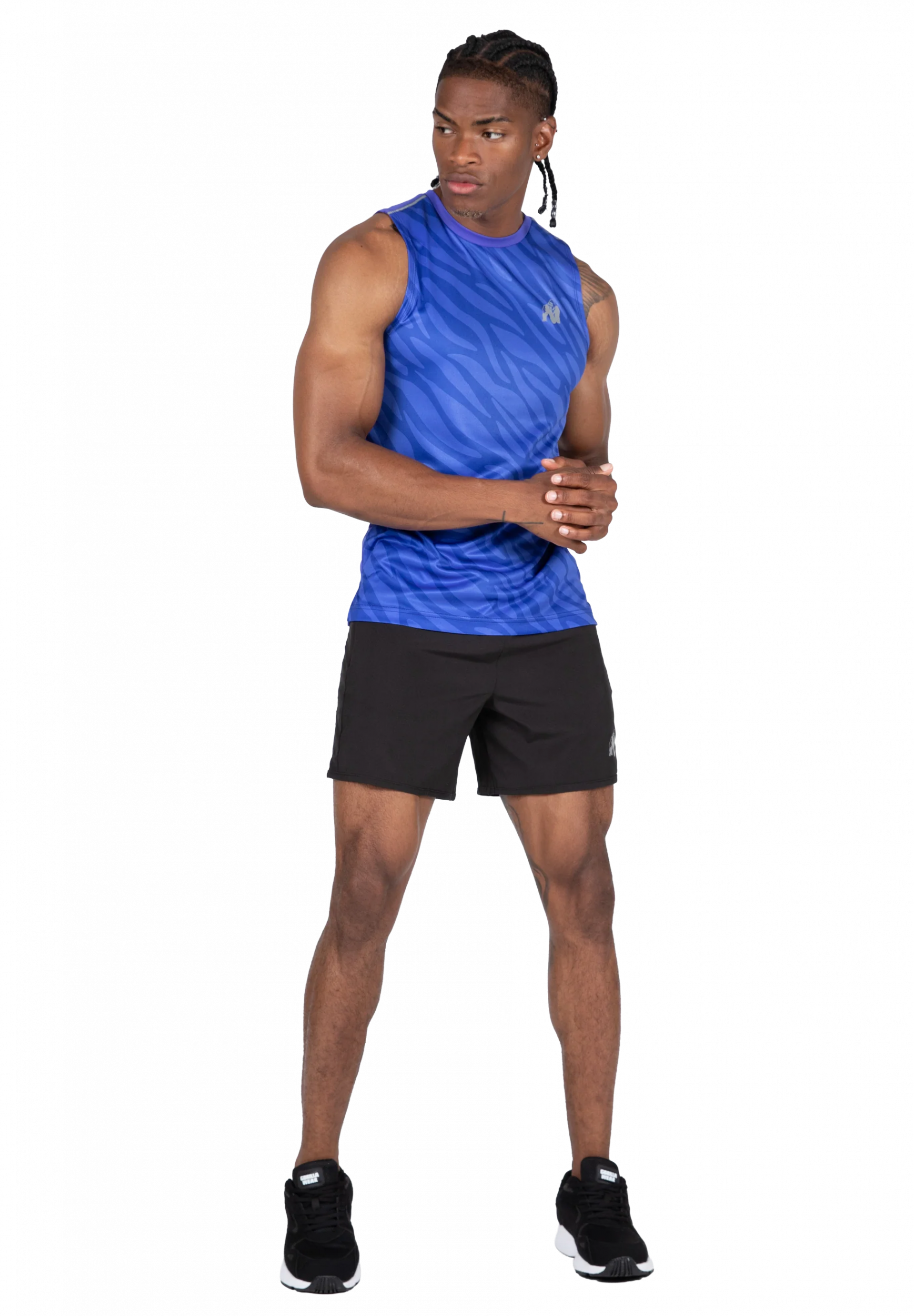 Washington Débardeur Gorilla Wear - Bleu - vue 3