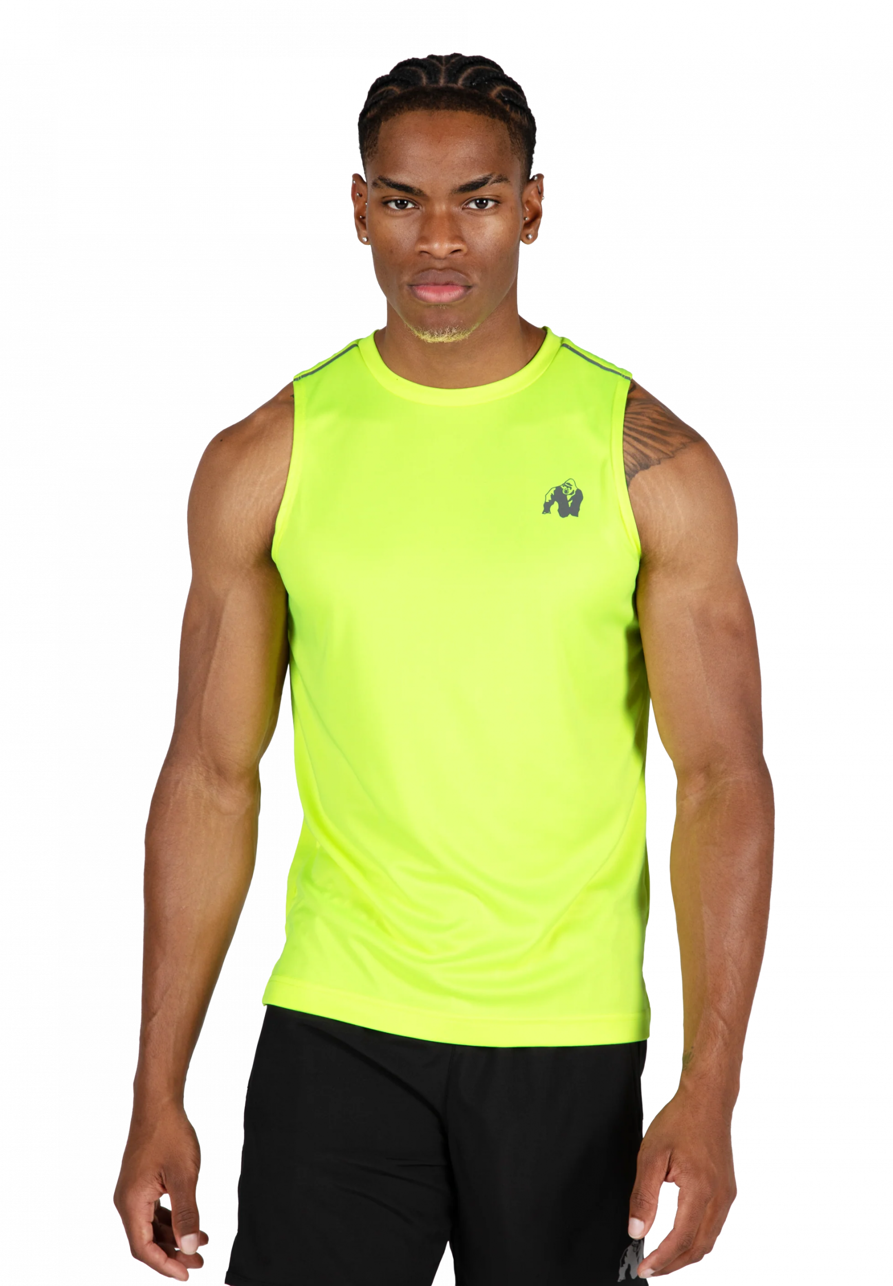 Washington Débardeur Gorilla Wear - Jaune fluo - vue 1