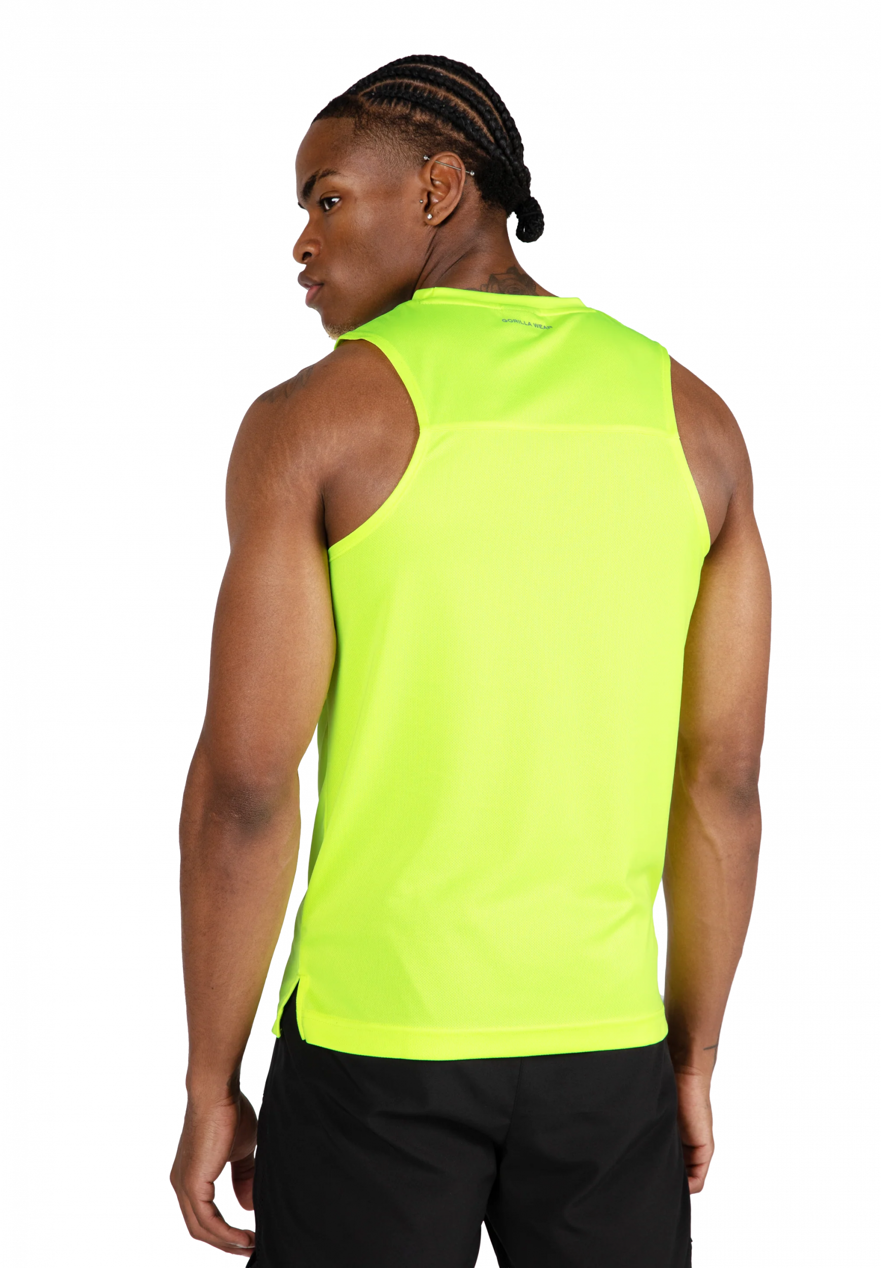 Washington Débardeur Gorilla Wear - Jaune fluo - vue 2